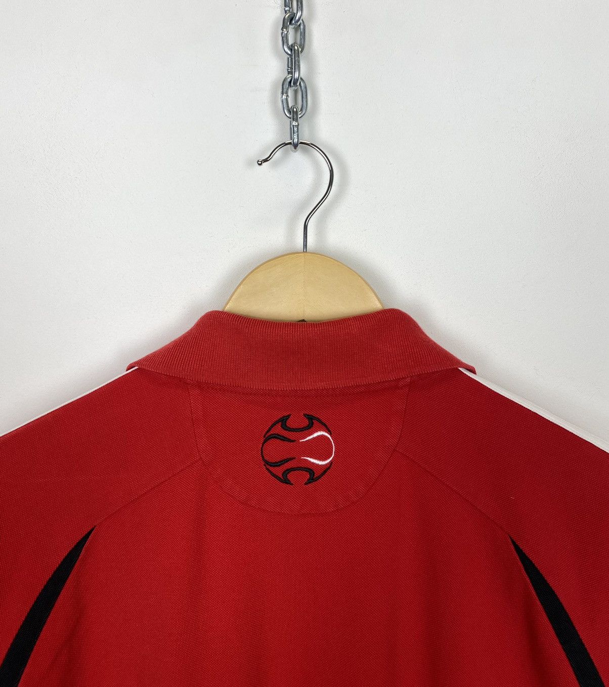 Adidas Liverpool FC Football Soccer Polo Shirt 2007 Size L Red Top Size US L / EU 52-54 / 3 - 9 Thumbnail