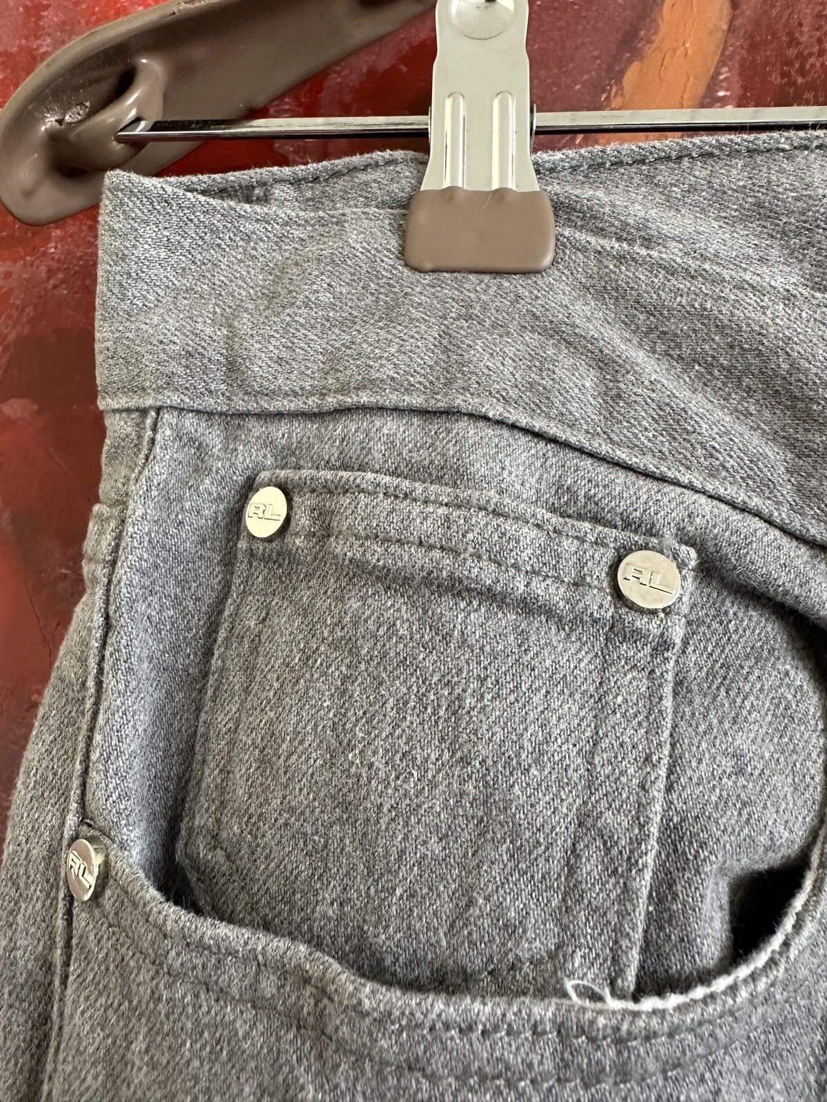 Ralph Lauren Ralph Lauren 888 Gray Denim Jeans Size 29 Size 29" - 6 Thumbnail
