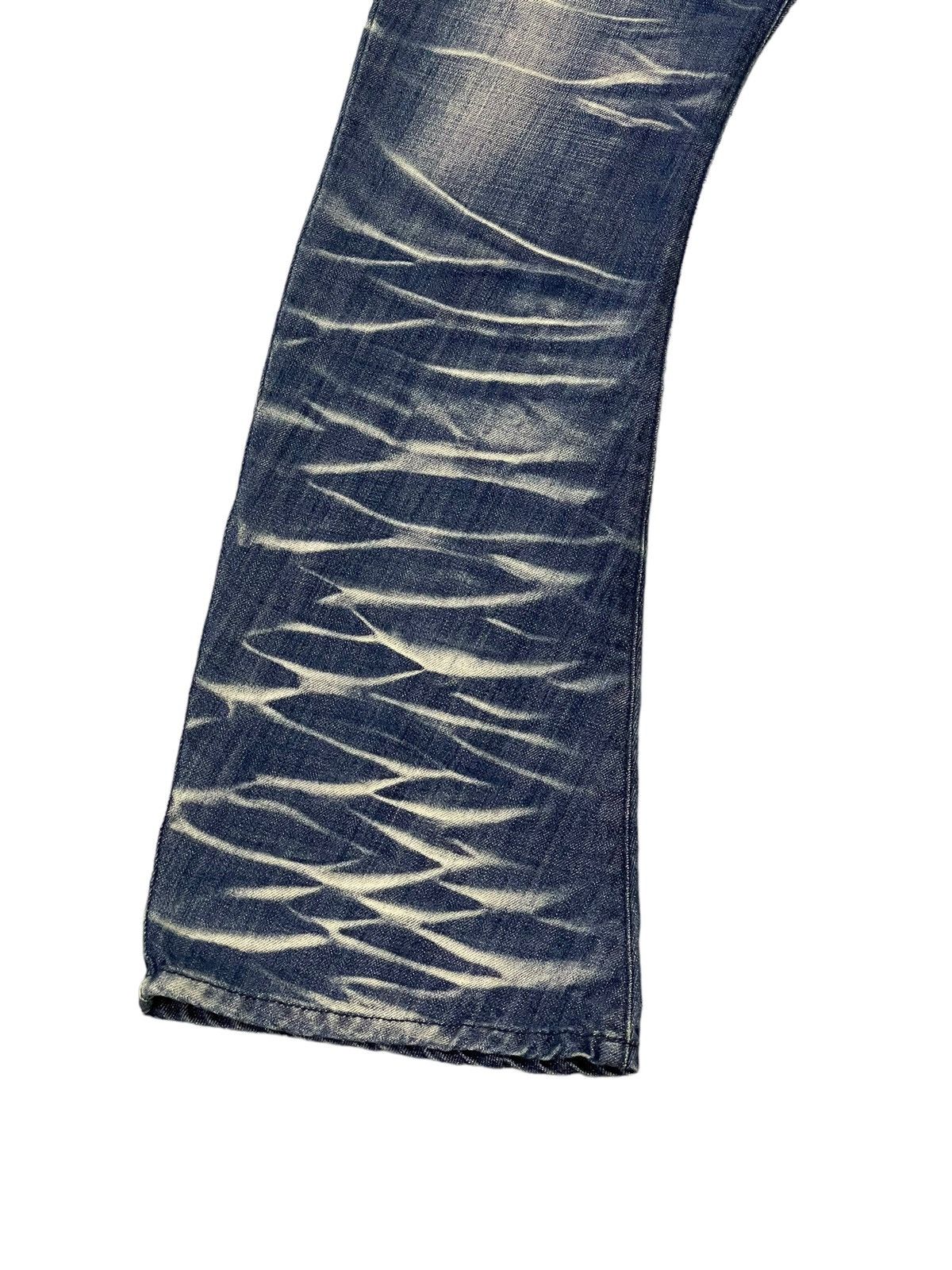Japanese Brand Flare Jeans Buffalo Bobs Banana Curv Low Rise Boot Cut 8🟦0 Size US 35 - 5 Thumbnail