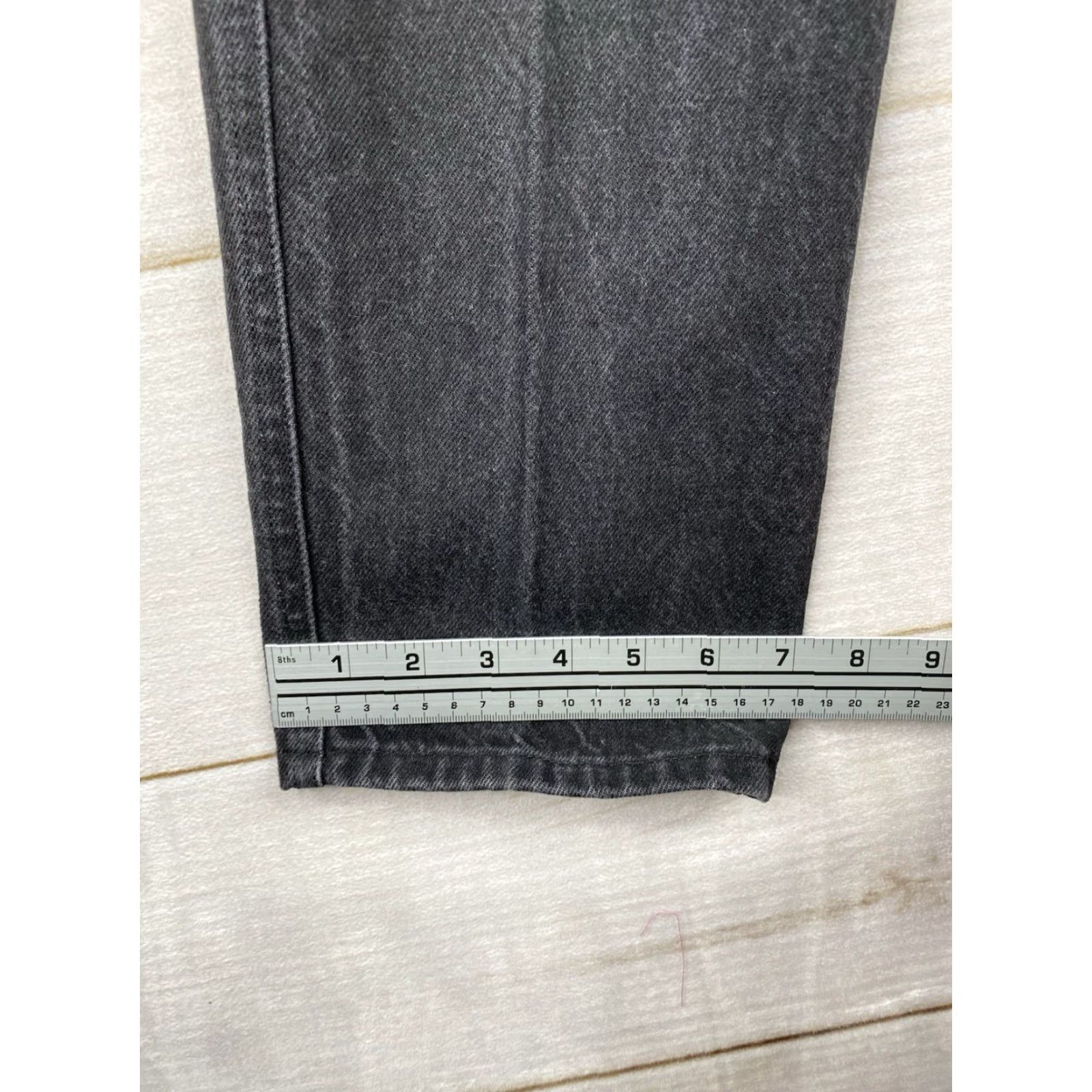 Roper VINTAGE roper Jeans 3/4 High Wasited Denim Black Buttons Rodeo Riding Women 90s Cowboy USA Jeans Mens Womens Boys Girls Size 27" / US 4 / IT 40 - 5 Thumbnail