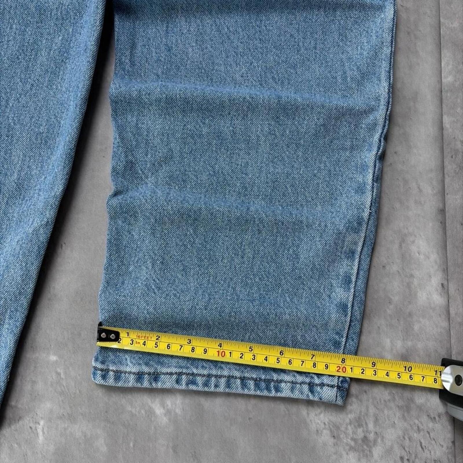 Empyre Y2K Light Wash Empyre Grunge Skater Baggy Denim Jeans Size 36" / US 14 / IT 50 - 8 Thumbnail