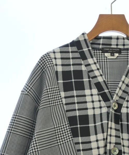Comme des Garcons Homme Plus Shirt Check Polyester Button Up Uneven Hem Black x White Size US S / EU 44-46 / 1 - 4 Thumbnail