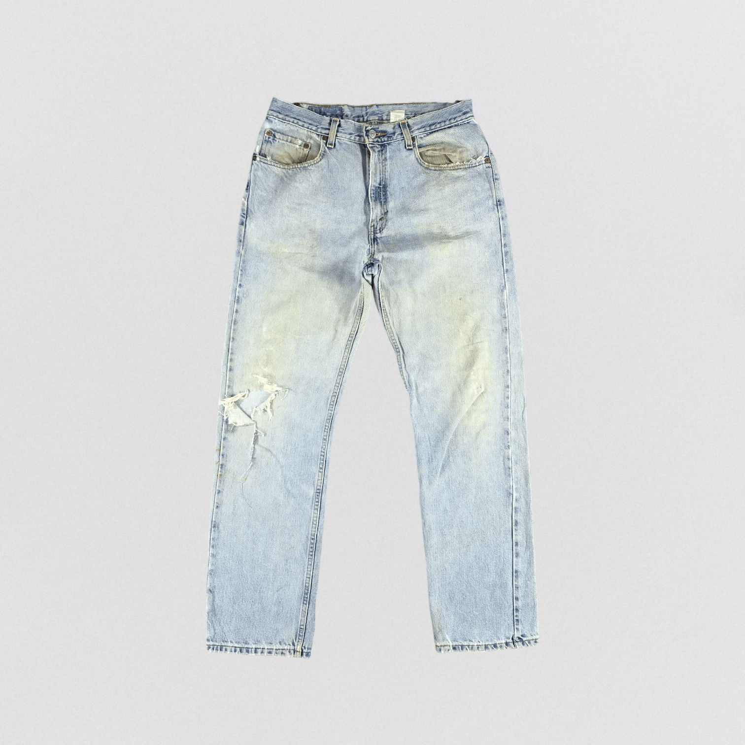 Levi's × Vintage Vintage 90s Light Wash Levis 505 Jeans-JM2840 Size US 33 - 1 Thumbnail