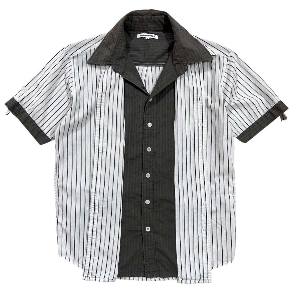 If Six Was Nine Semantic design double layer collar shirt Size US M / EU 48-50 / 2 - 1 Thumbnail