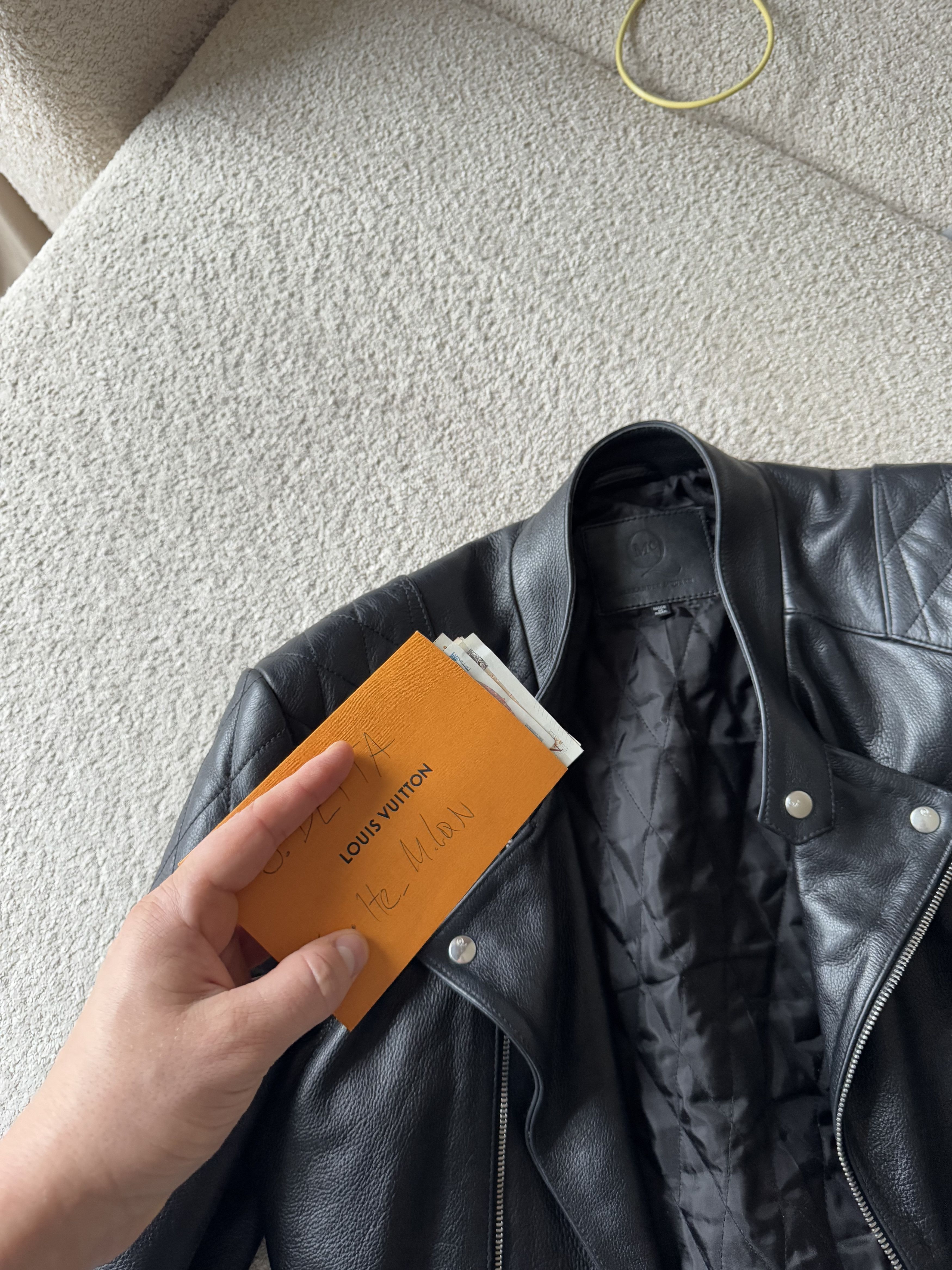 Alexander McQueen Alexander McQueen Leather Biker Jacket Size US M / EU 48-50 / 2 - 21 Thumbnail
