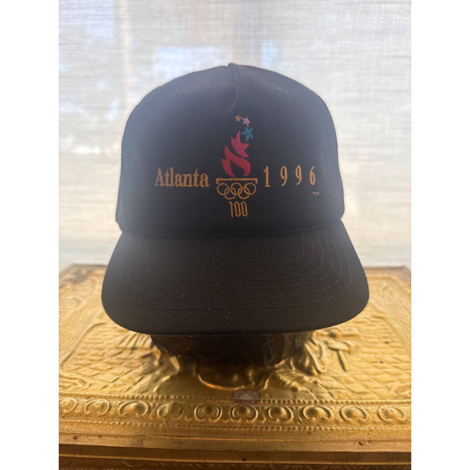Other 1996 Atlanta Olympic Games Black Snap Back Size ONE SIZE - 1 Thumbnail