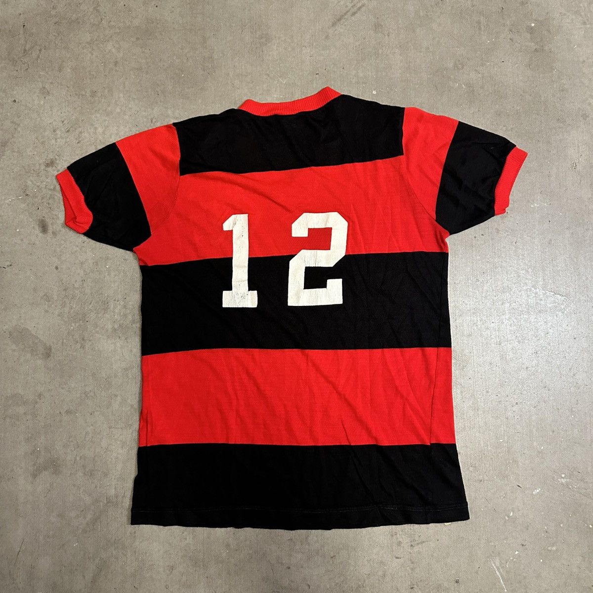 Vintage FLAMENGO JERSEY FOOTBALL SOCCER SHIRT 1980-1983 CAMPEA SMALL Size US M / EU 48-50 / 2 - 4 Thumbnail