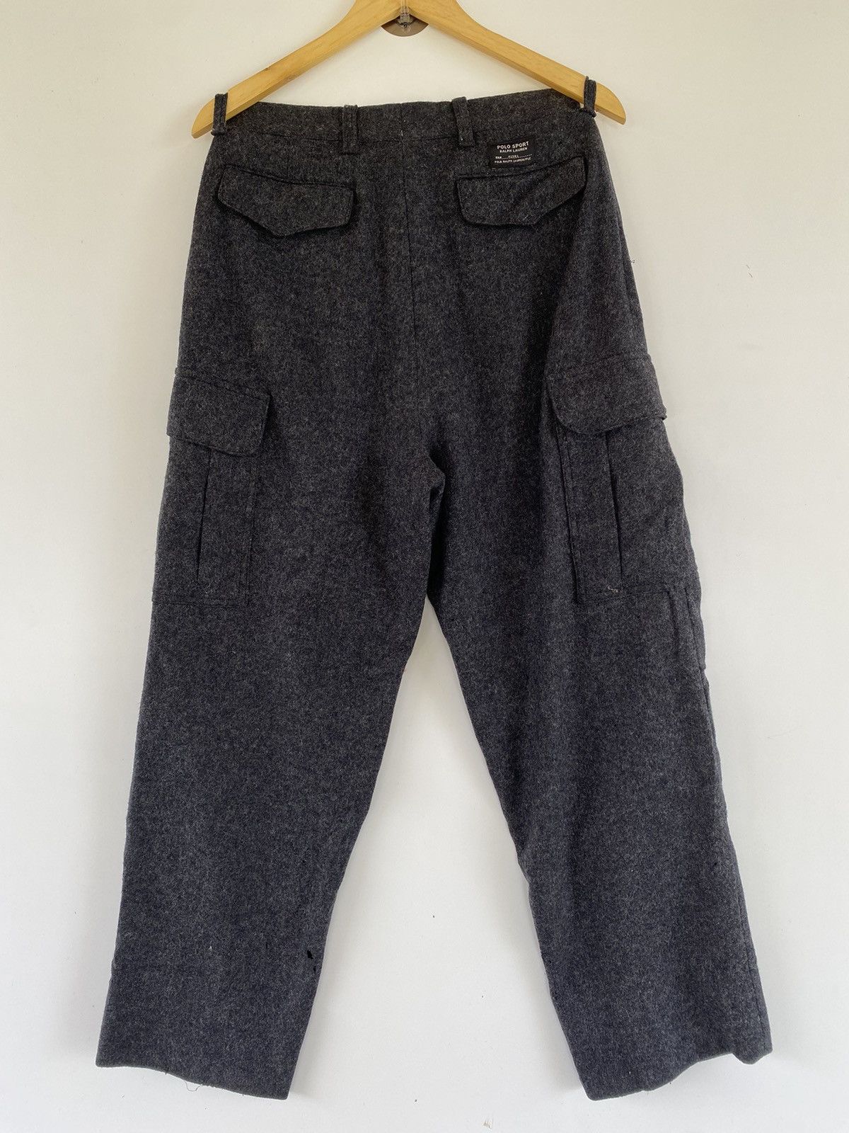 Polo Ralph Lauren Vintage Polo Sport Ralph Lauren Wool Cargo Pants Size US 30 / EU 46 - 2 Thumbnail