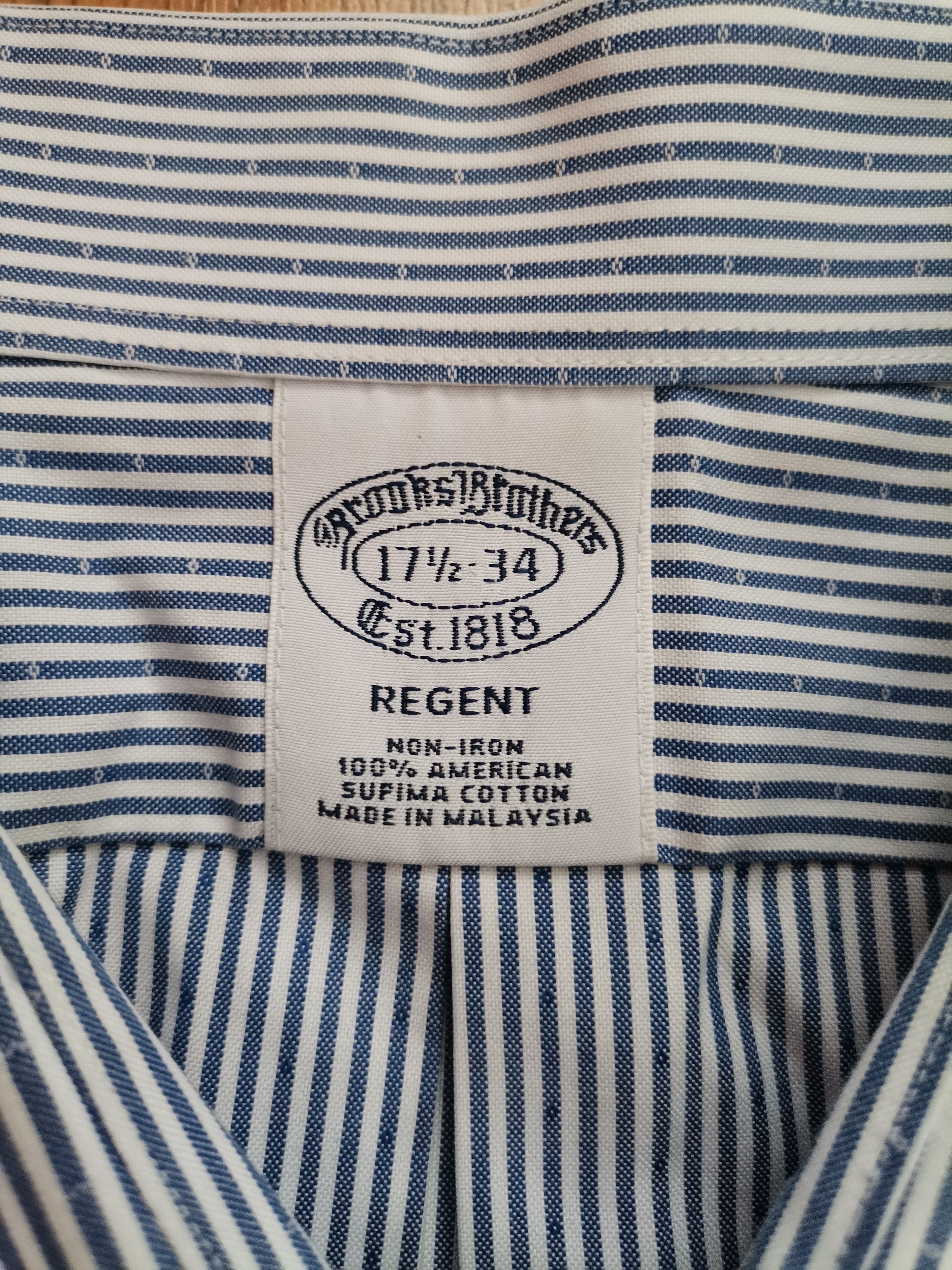 Brooks Brothers Brooks Brothers Striped Shirt Size US XL / EU 56 / 4 - 3 Thumbnail
