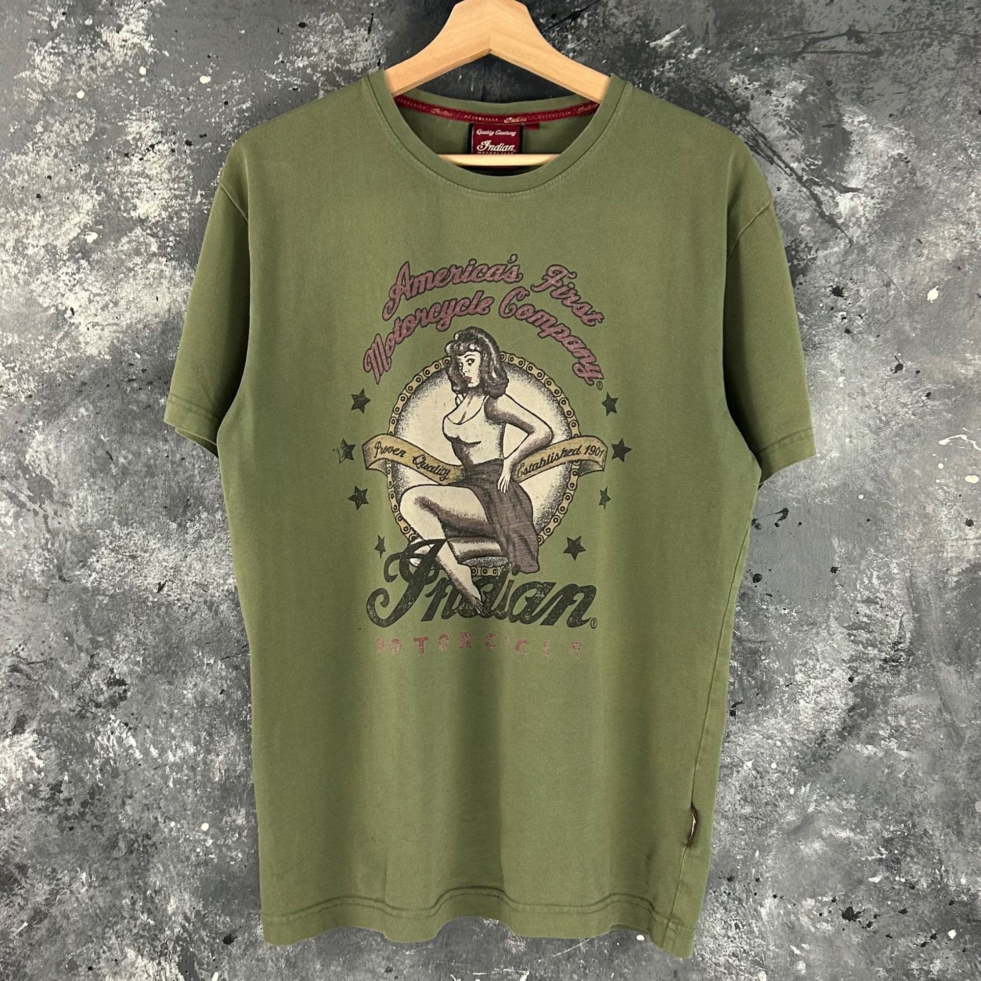 Indian Motorcycle × Vintage Vintage Y2K Indian Motorcycle shirt Size US M / EU 48-50 / 2 - 1 Thumbnail
