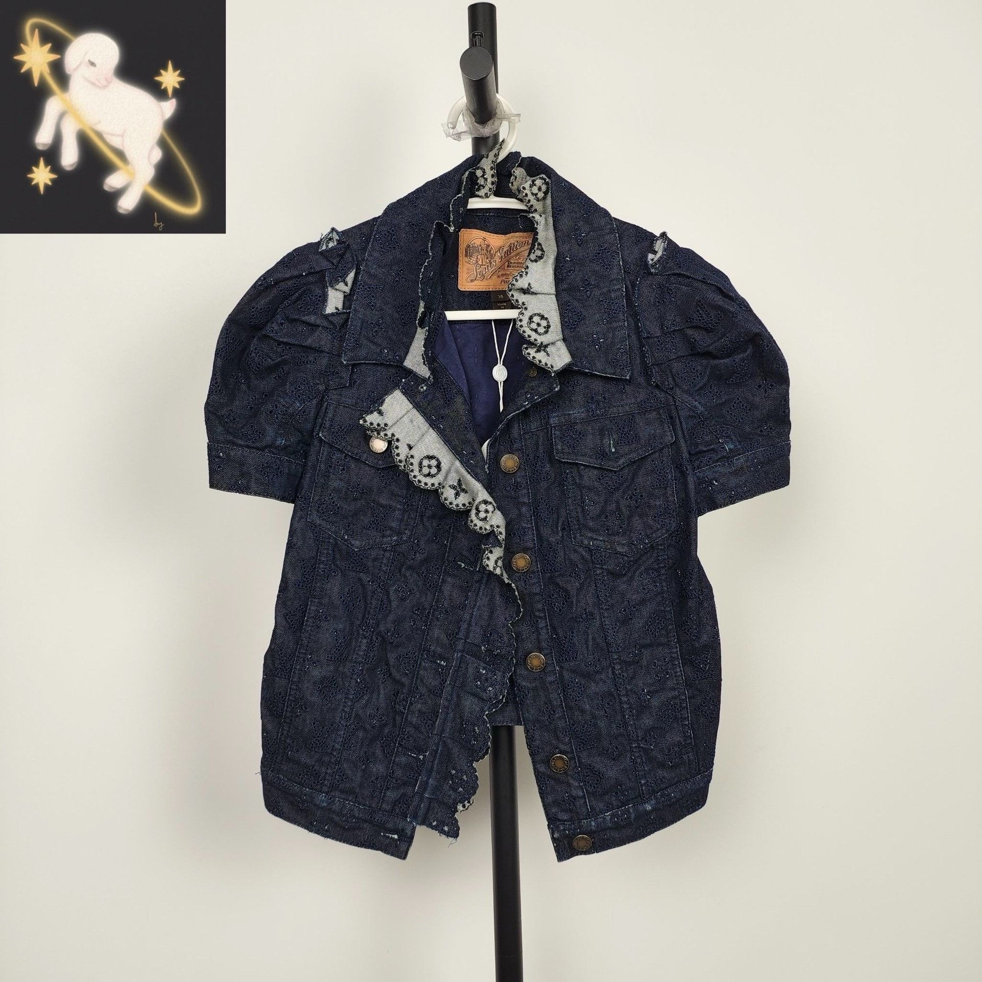 Louis Vuitton Louis Vuitton Blue Jacket 36 Women Size S / US 4 / IT 40 - 1 Thumbnail