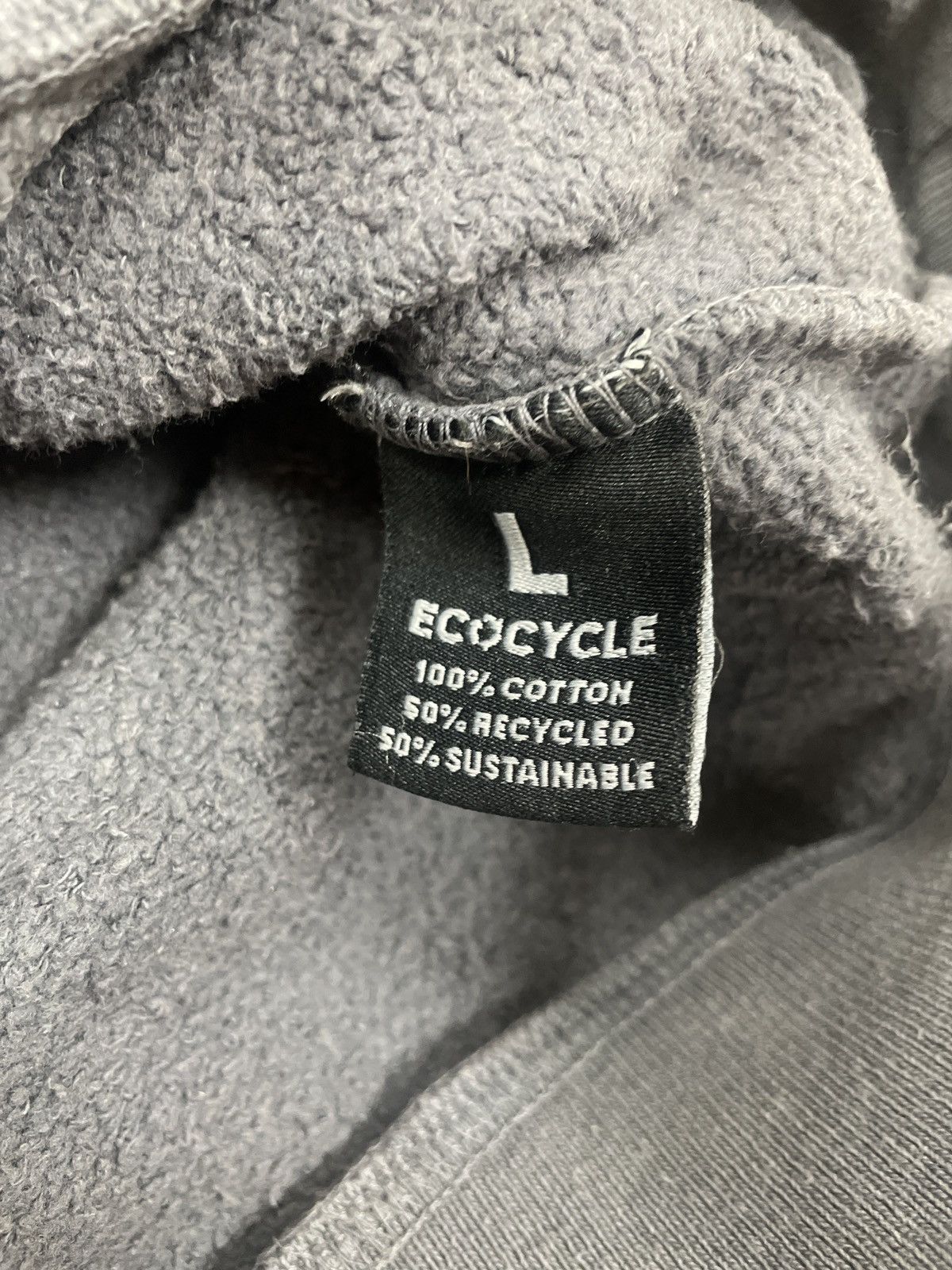 Revenge Revenge Charcoal Distressed Wash Embroidered Sweatshirt Size US L / EU 52-54 / 3 - 5 Thumbnail