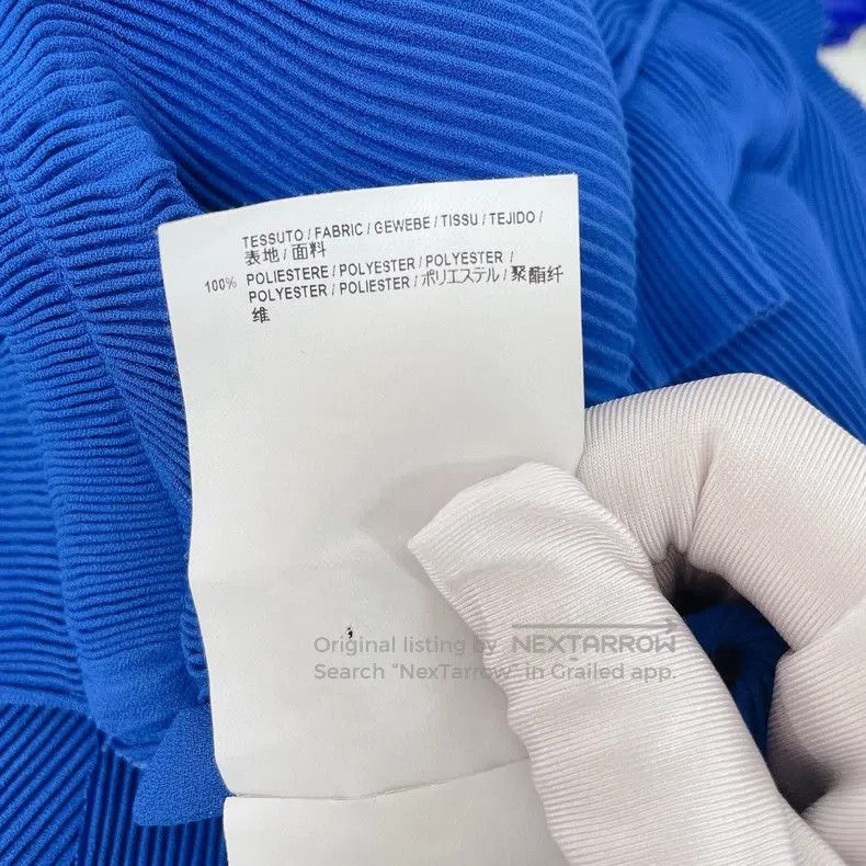 Balenciaga Balenciaga Blue Asymmetrical Top, Size 36 Size M / US 6-8 / IT 42-44 - 6 Thumbnail