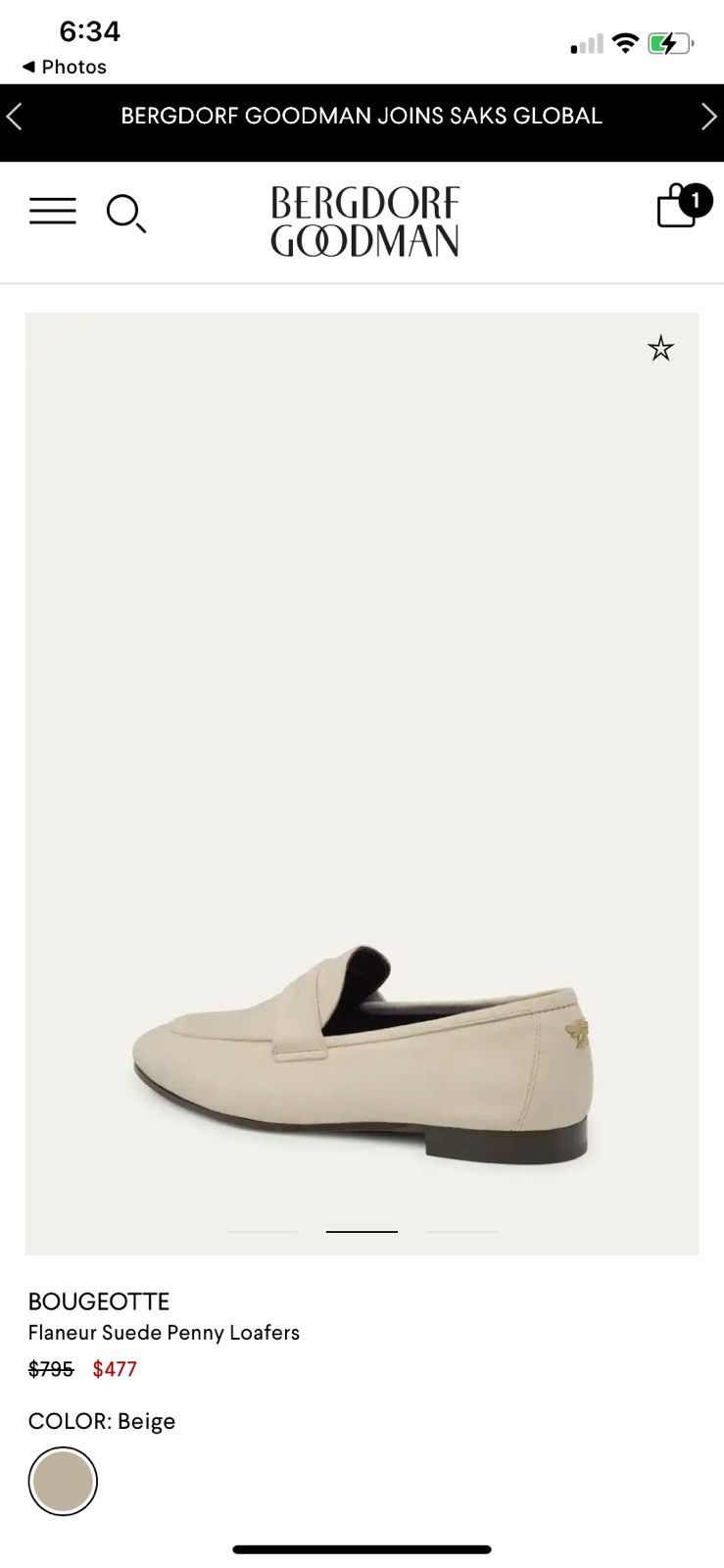 Other BOUGEOTTE Flaneur Suede Penny Loafers 38 Euro Size US 7 / IT 37 - 9 Thumbnail
