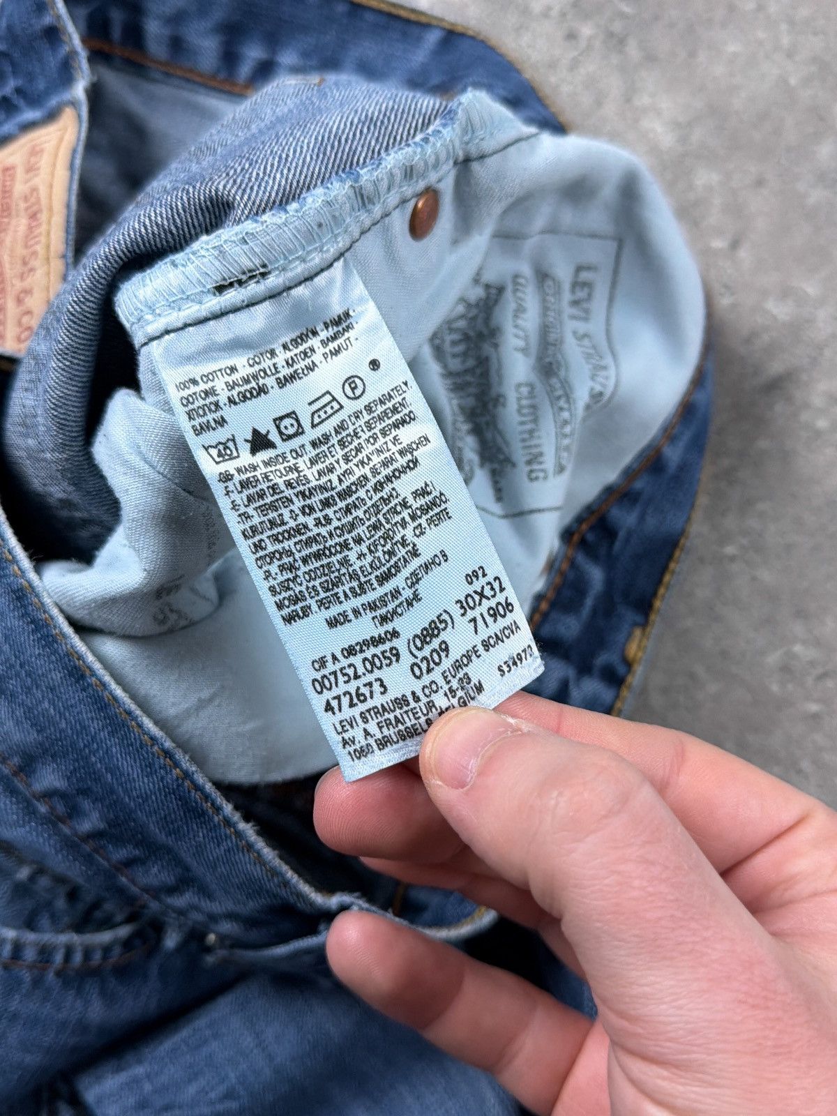 Levi's Vintage Y2K Levis 752 Casual Classic Jeans Streetwear Style Size US 30 / EU 46 - 6 Thumbnail