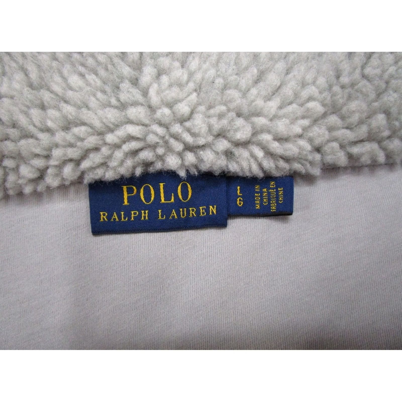Polo Ralph Lauren Polo Ralph Lauren Jacket Gray XL Pullover 1/4 Zip Fleece Polyester Logo Regular Men Size US XL / EU 56 / 4 - 2 Thumbnail