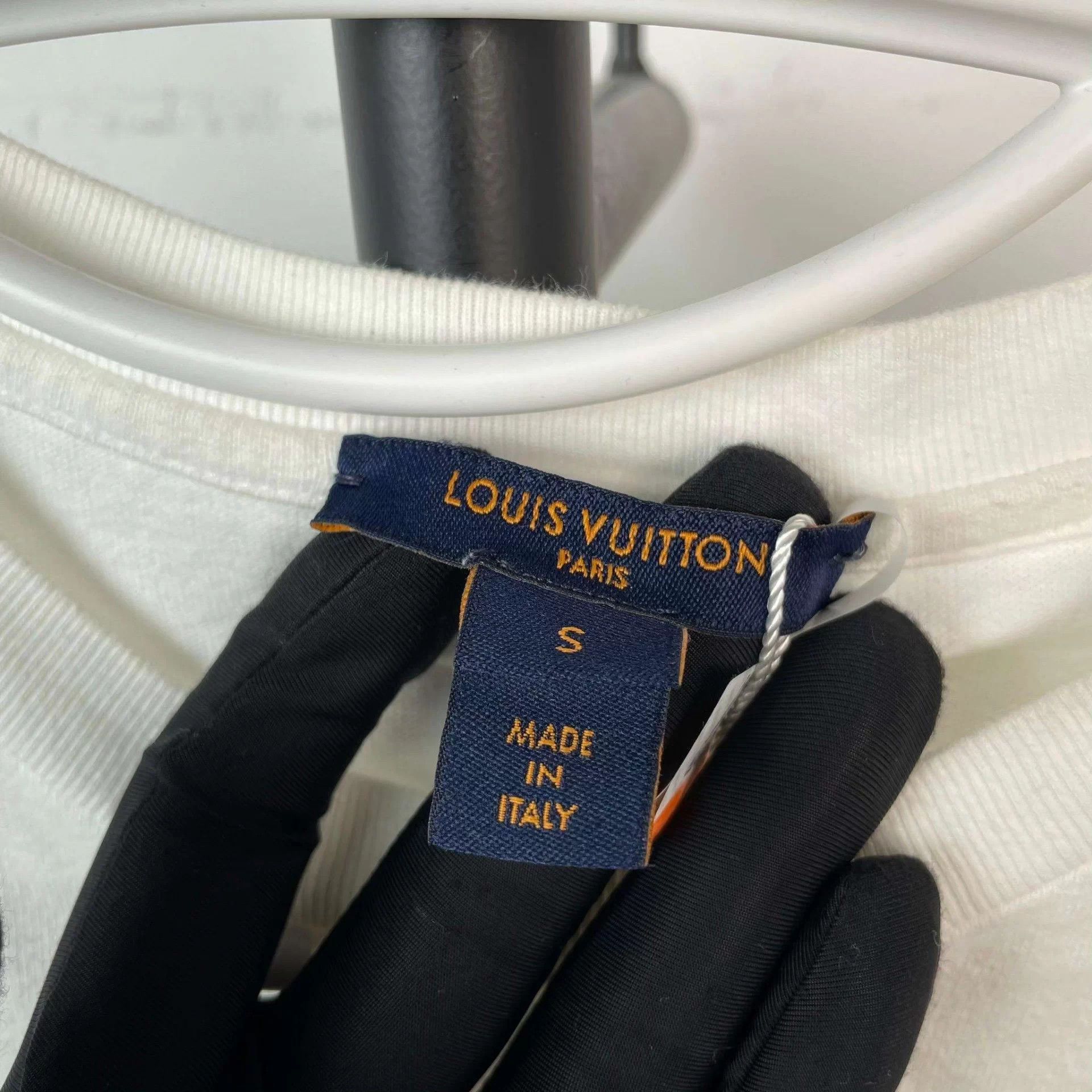 Louis Vuitton LV White Short Sleeve S Size S / US 4 / IT 40 - 5 Thumbnail