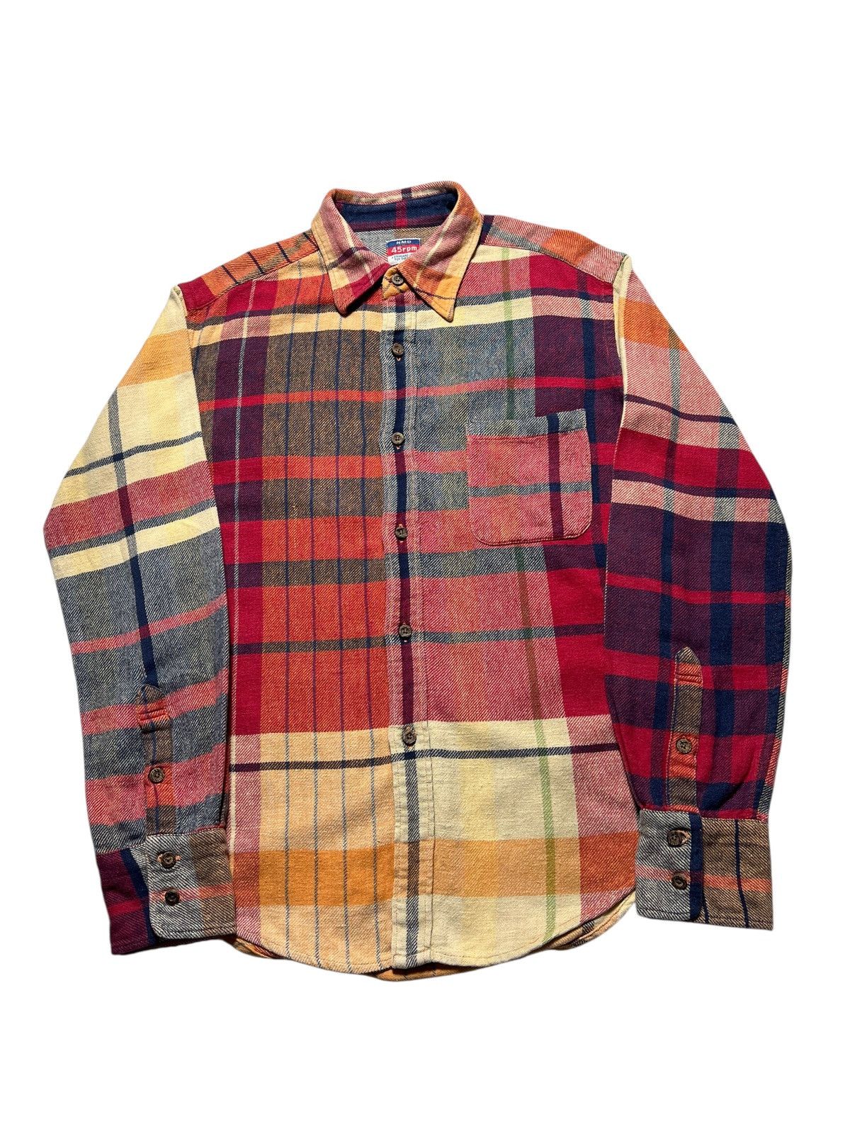 Japanese Brand 45rpm Plaid Flannel Japanese Brand Shirt Size US M / EU 48-50 / 2 - 4 Thumbnail