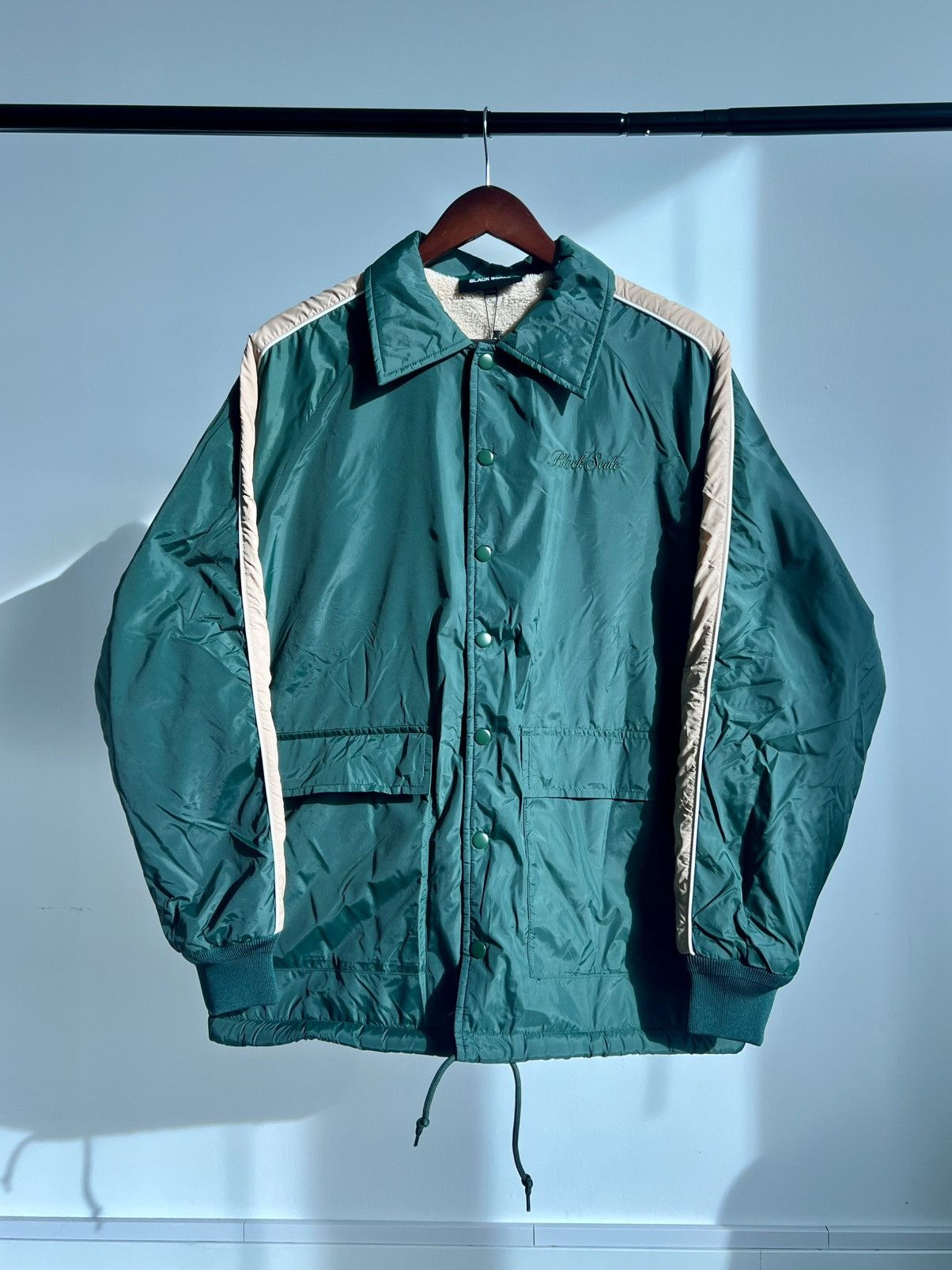 Black Scale Black Scale Coach Jacket Fleece Lined Size US M / EU 48-50 / 2 - 2 Thumbnail