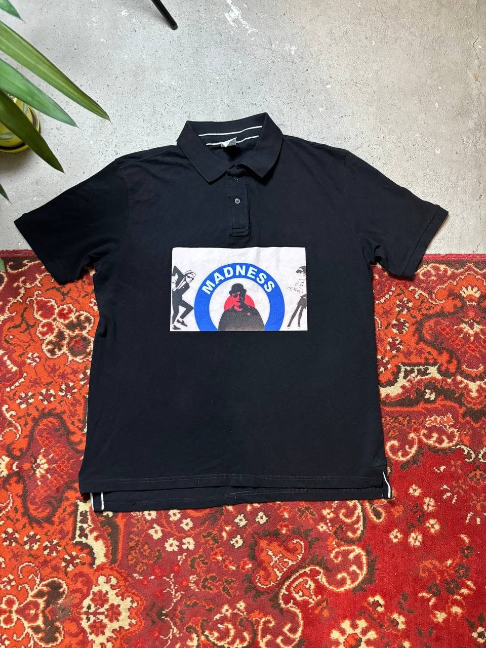 Band Tees × Vintage Vintage Y2K Madness Madstock Rock Box Logo Band Tour Polo Size US L / EU 52-54 / 3 - 1 Thumbnail