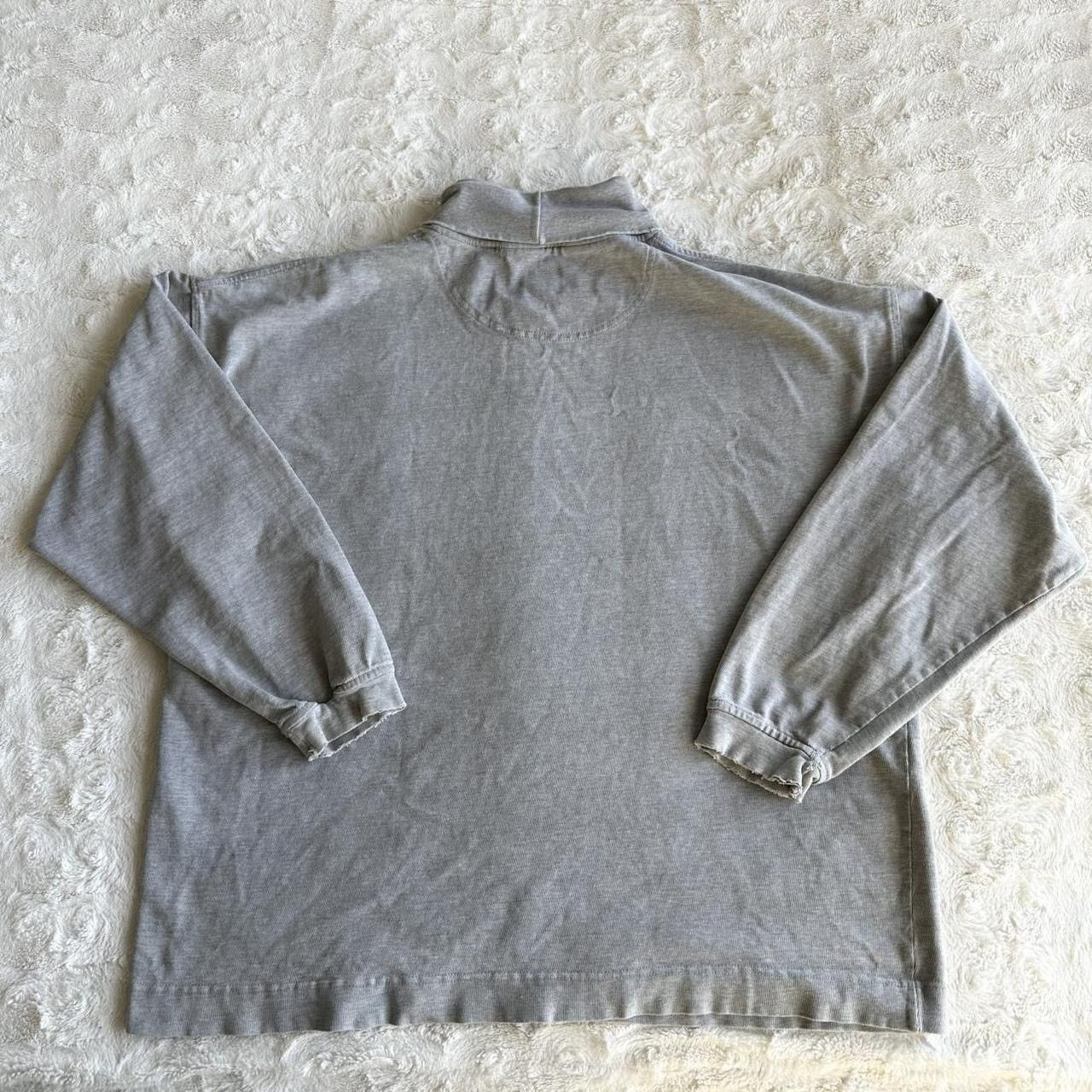 Gap Vintage Gap Turtleneck Shirt Mens L Gray Cotton Distressed Size US L / EU 52-54 / 3 - 2 Thumbnail