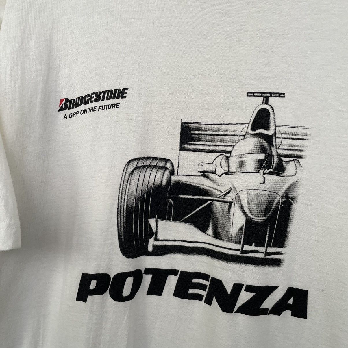 Formula 1 × Vintage 1990s Bridgestone Potenza Racing Formula 1 Sponsor Tee Size US L / EU 52-54 / 3 - 2 Thumbnail