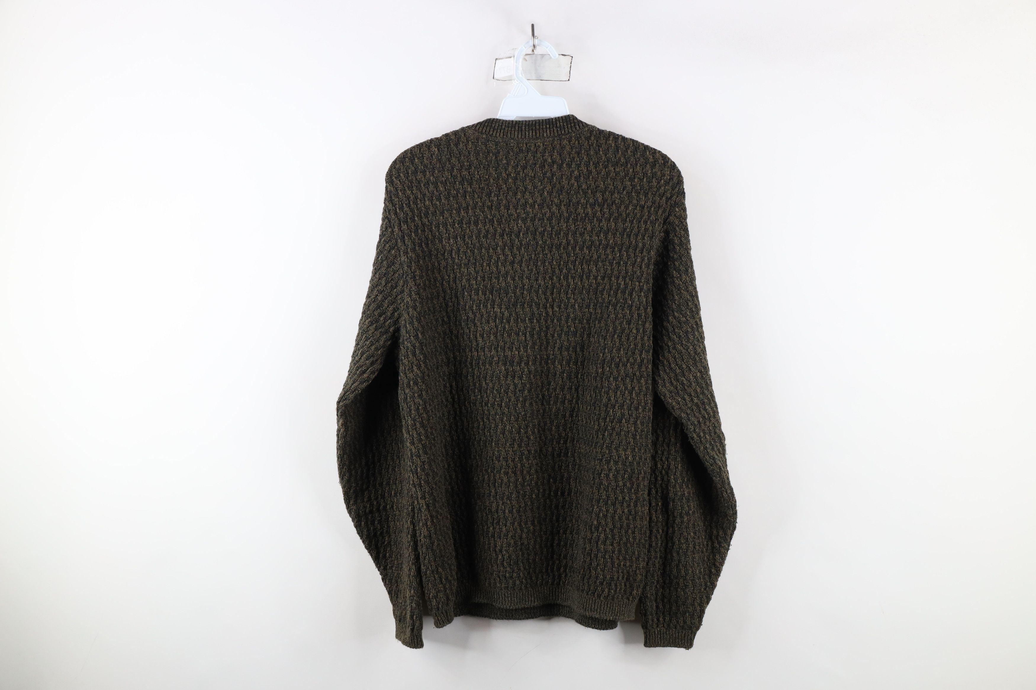 Vintage Vintage 90s Streetwear Texture Knit Henley Sweater USA Size US S / EU 44-46 / 1 - 8 Thumbnail