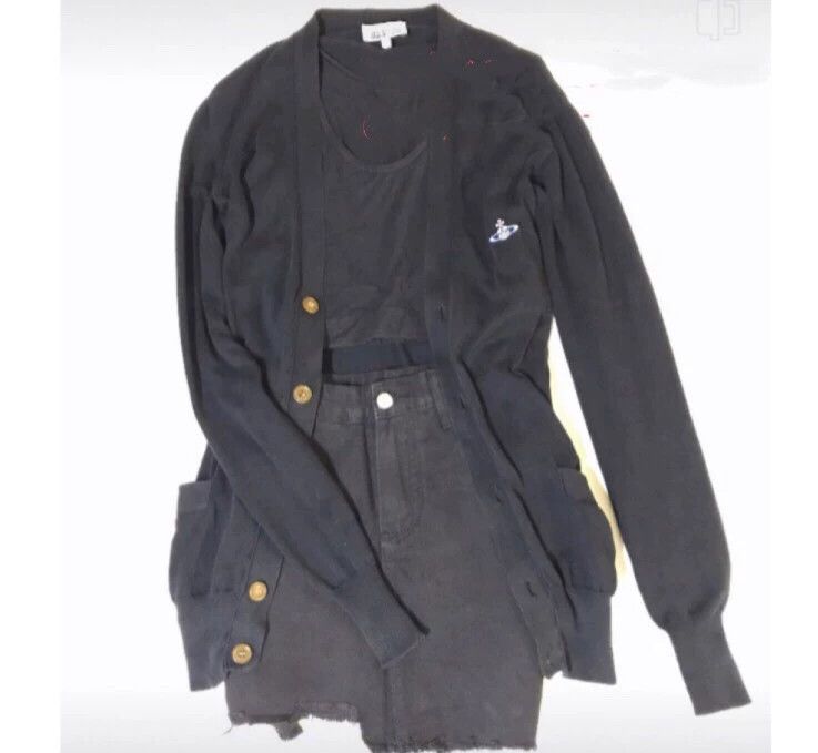 Vivienne Westwood Vivienne Westwood Delicate colorful planet embroidered bla Size L / US 10 / IT 46 - 1 Thumbnail