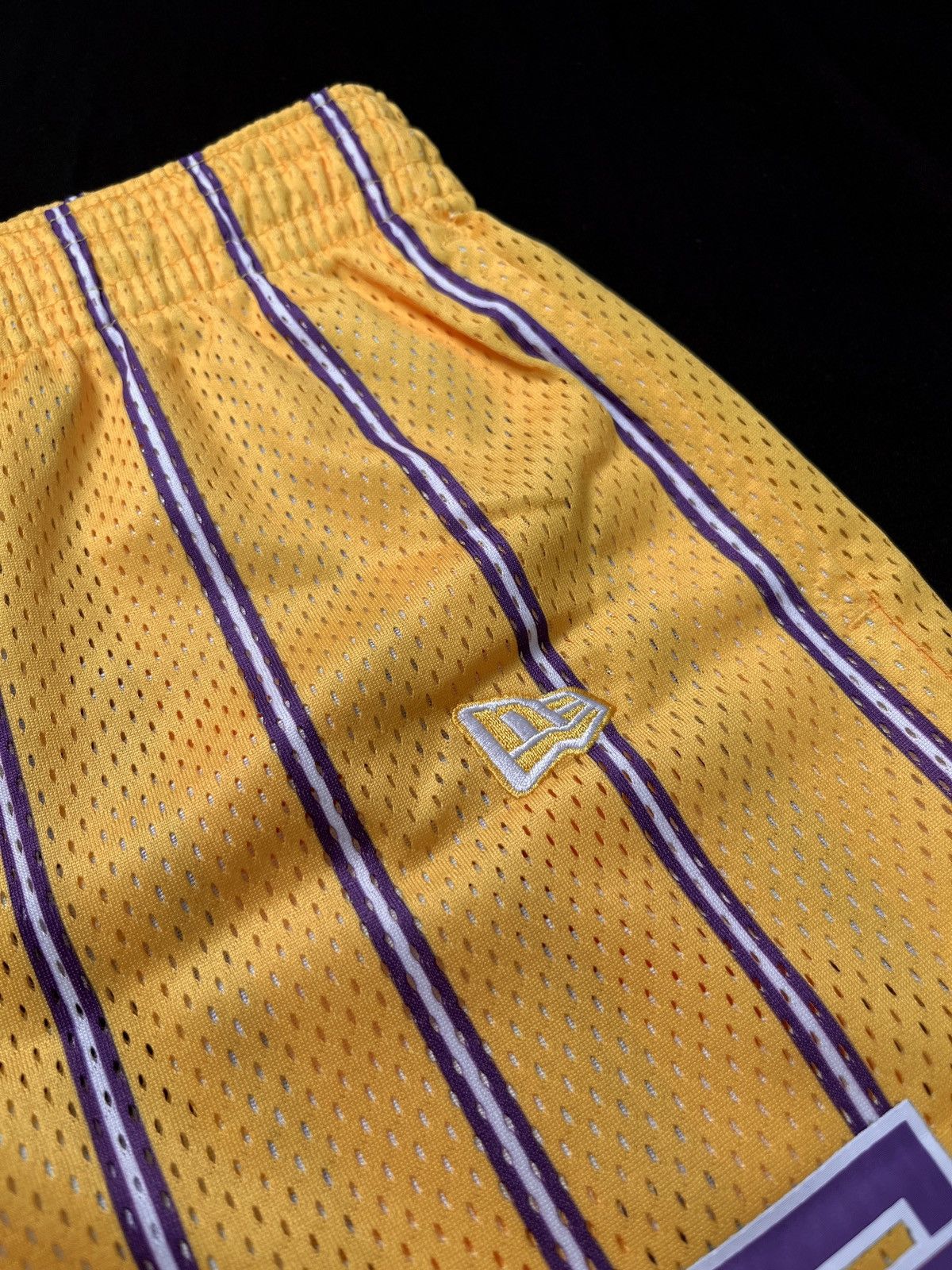 Eric Emanuel × NBA × New Era Rare Eric Emanuel New Era NBA Los Angeles Lakers Shorts M Size US 30 / EU 46 - 5 Thumbnail