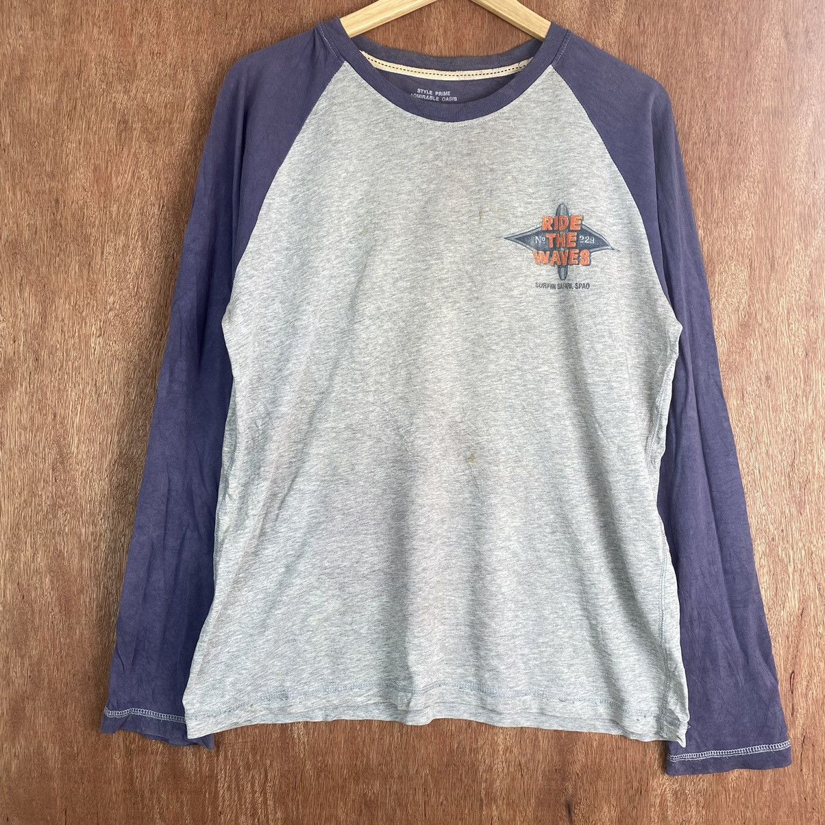 Japanese Brand × Vintage SPAO RIDE THE WAY LONG SLEEVE SHIRT #K01558 Size US L / EU 52-54 / 3 - 8 Thumbnail