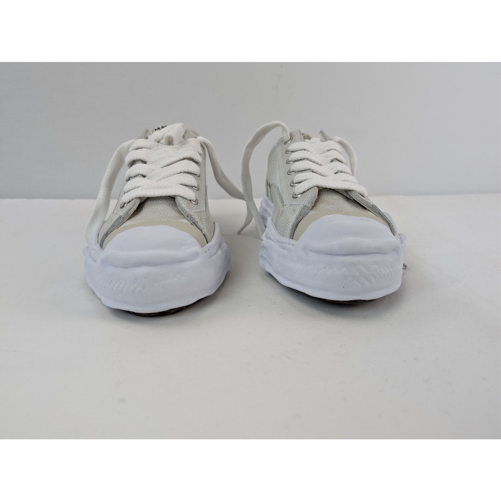 Maison MIHARA YASUHIRO o1rshd1 Hank Original Sole Brushed Sneaker in White Size US 12 / EU 45 - 9 Thumbnail