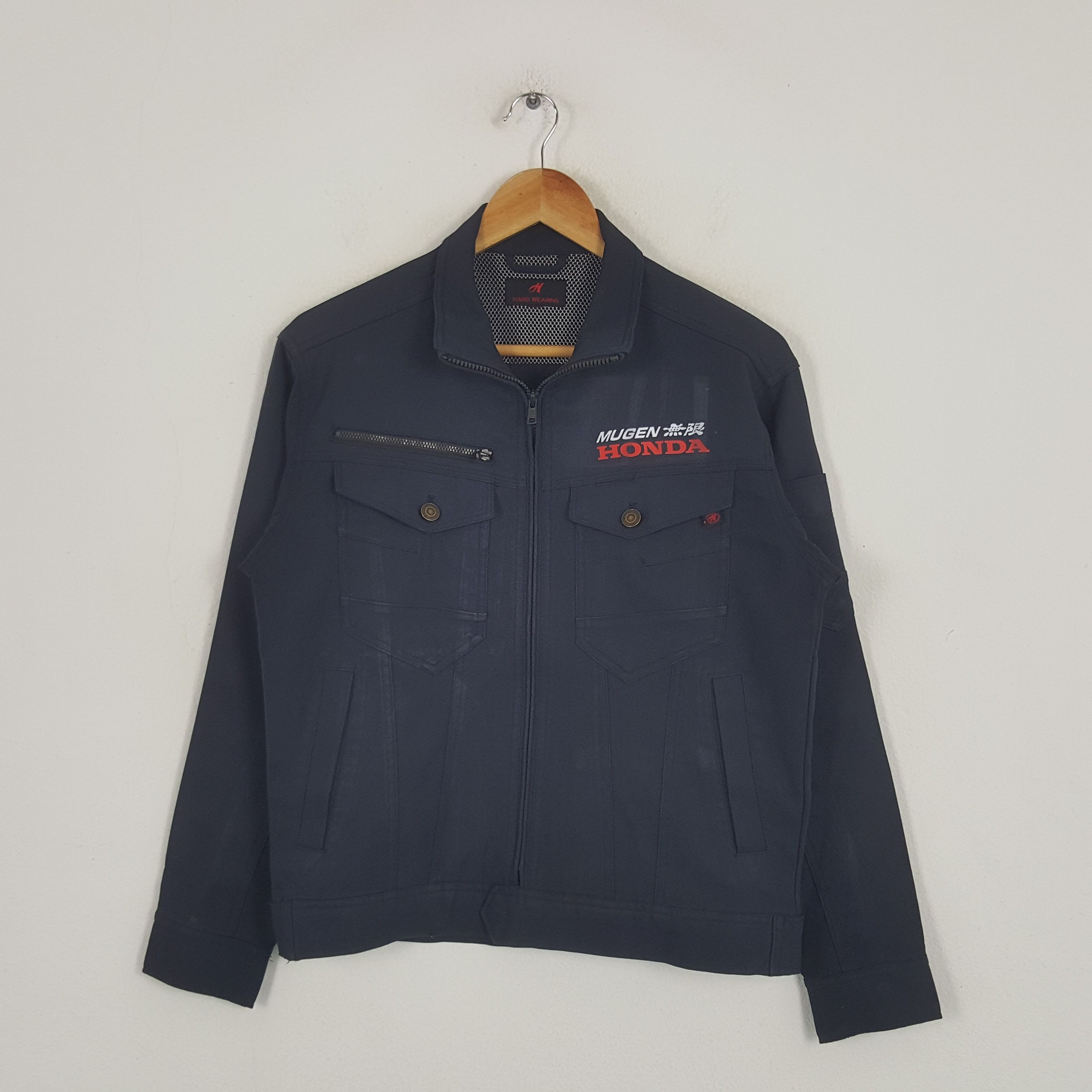 Honda × Japanese Brand × Vintage Vintage Mugen Honda Japanese Racing Team Custom Art Jacket Size US S / EU 44-46 / 1 - 3 Thumbnail
