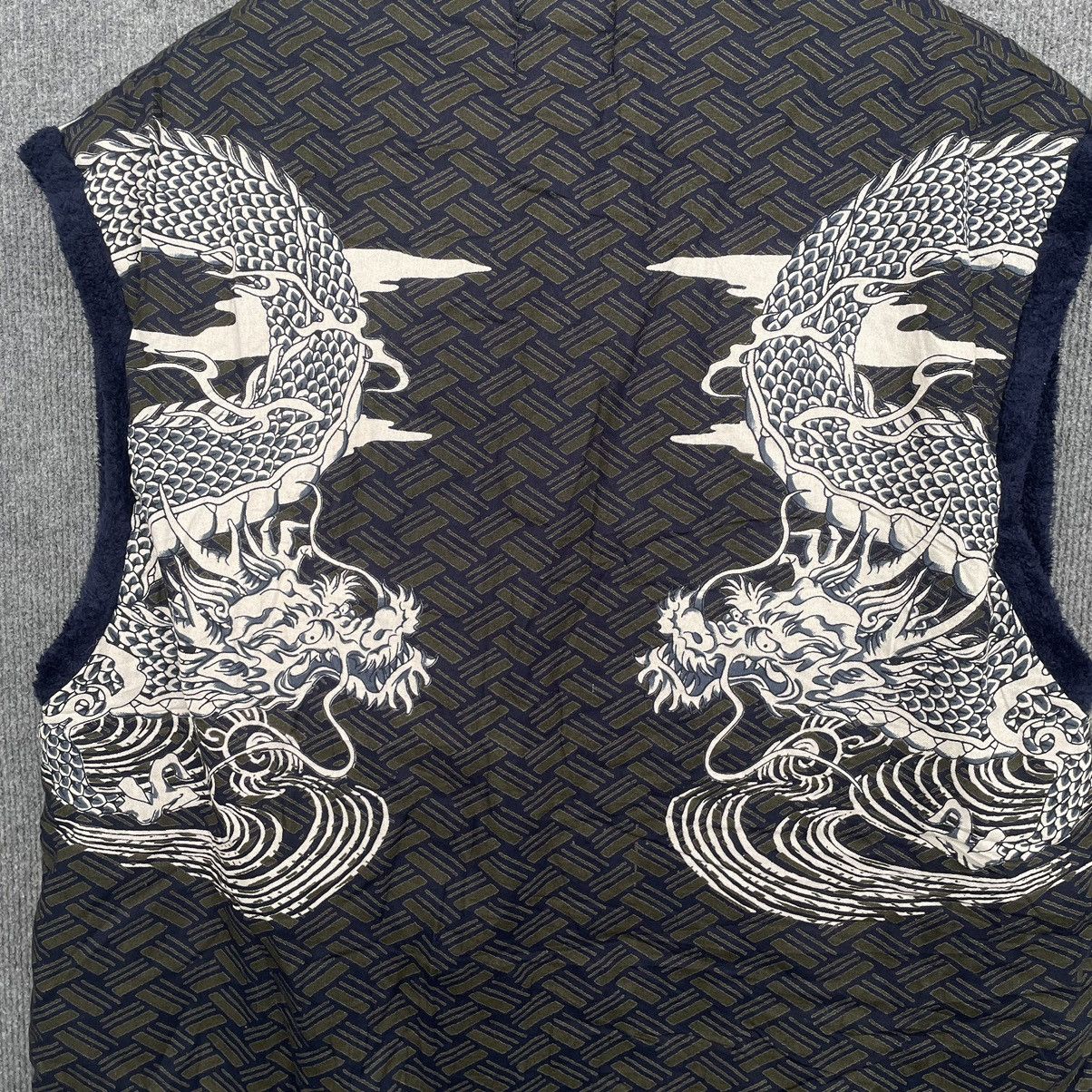 If Six Was Nine × Japanese Brand Kimono Japan Vest Dragon Detailing Ed Hardy Evisu Karakuri Size US L / EU 52-54 / 3 - 2 Thumbnail