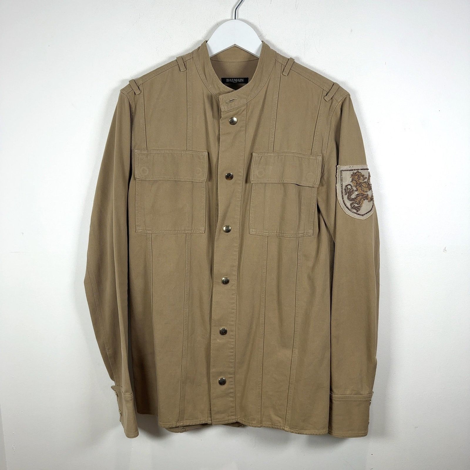 Balmain Balmain 'Sahara' Embroidered Patch Jacket Size US XXS / EU 40 - 1 Thumbnail