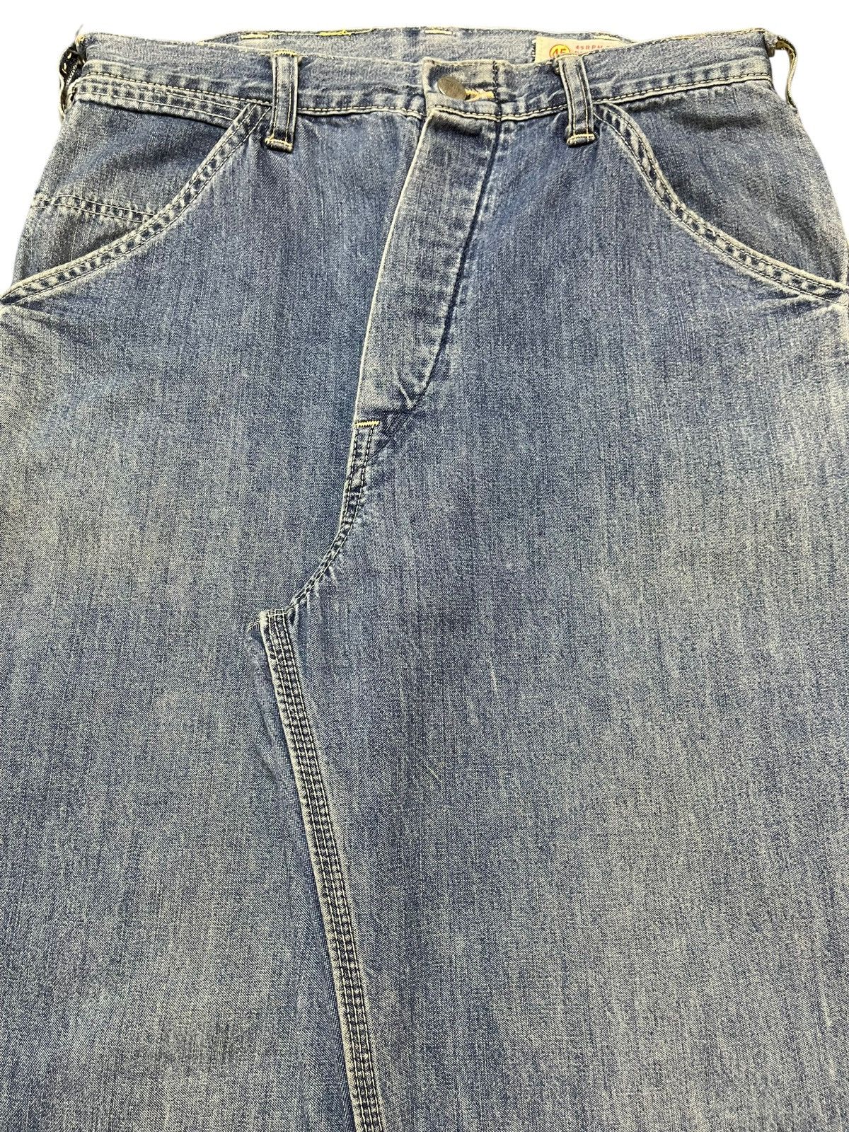 45rpm Vintage Japan 45Rpm Blue Wash Carpenter Baggy Denim Size US 28 / EU 44 - 4 Thumbnail