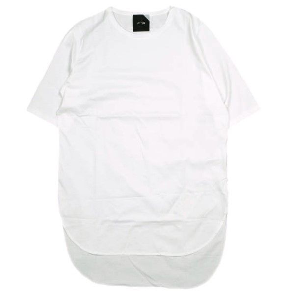 Other Other ATON SUVIN 60/2 Round Hem S/S T-Shirt Cotton T-Shirt Textile T-Shirts KKAGIM5016 DUTY FREE for USA Size ONE SIZE - 1 Thumbnail