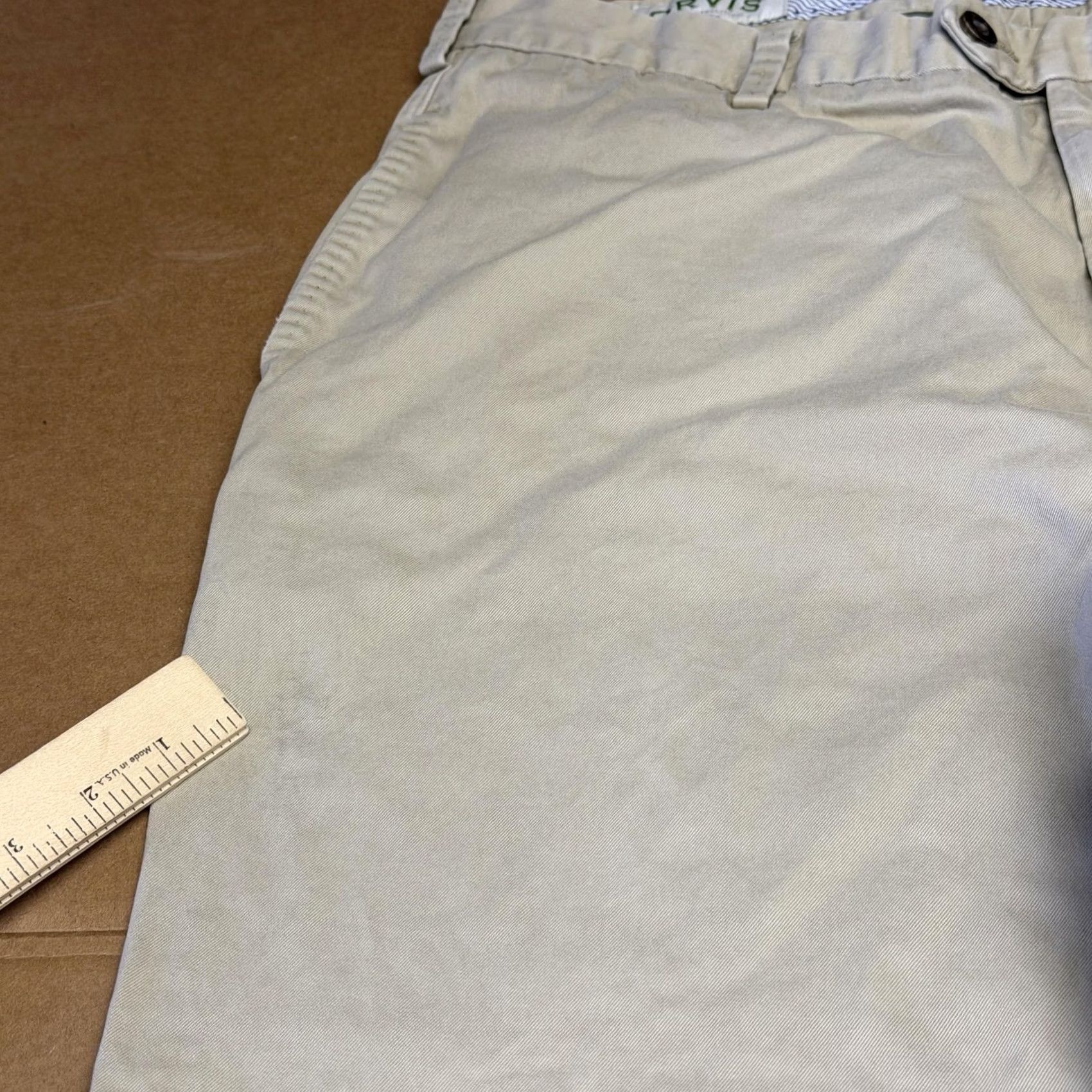 Orvis Orvis Mens Pants 38x30 Beige Pima Cotton Chino Relaxed Straight Leg Casual Size US 38 / EU 54 - 2 Thumbnail