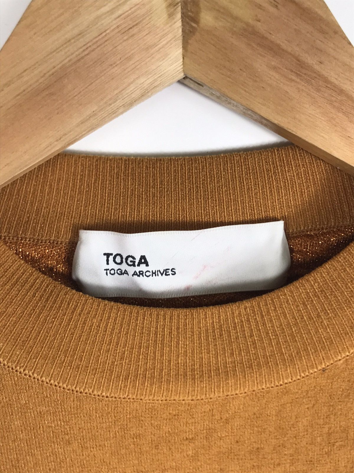 Toga 🔥Luxury Toga Archives AW24 Lame Jacquard Knit Top Size XS / US 0-2 / IT 36-38 - 9 Thumbnail