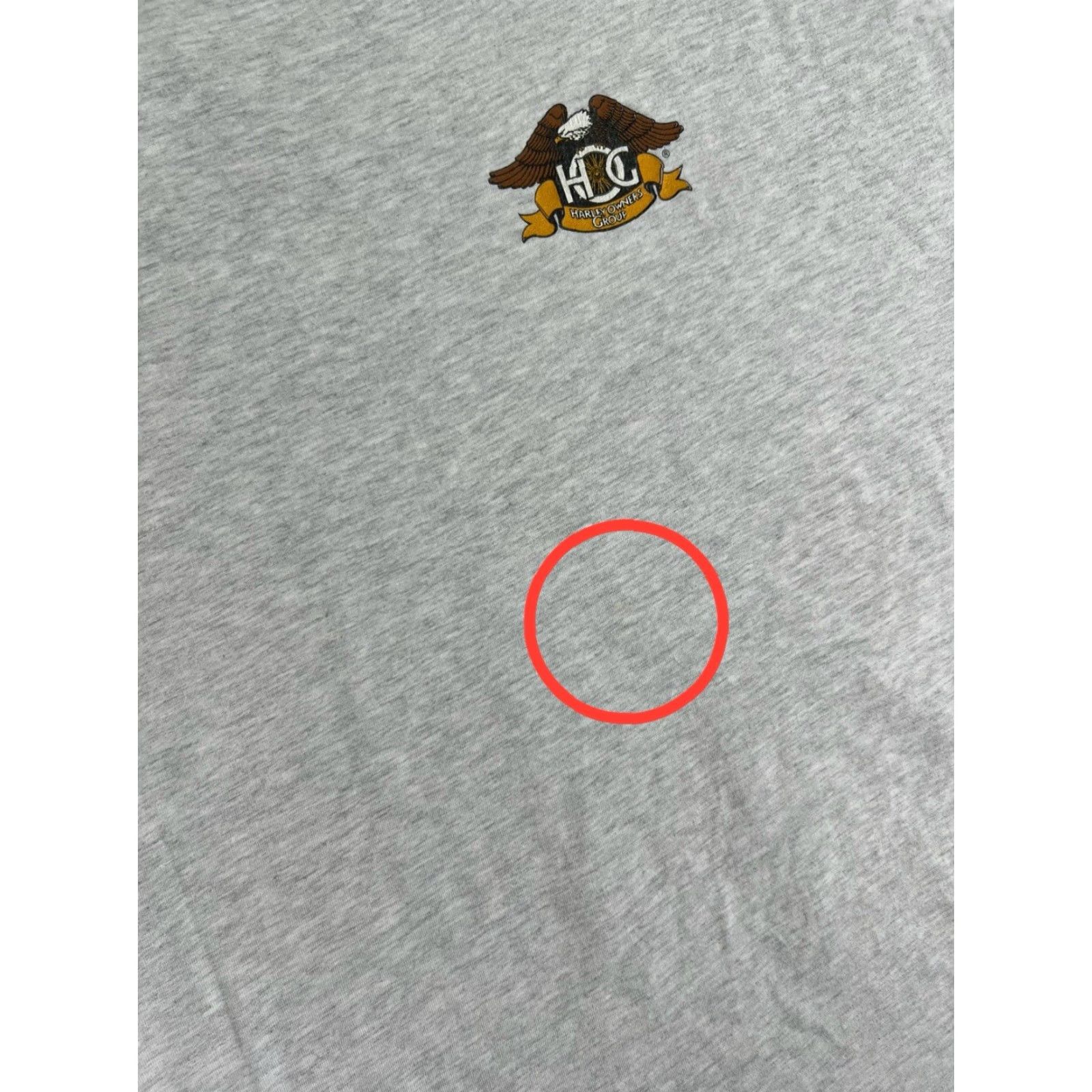 Hanes VINTAGE Harley Owners Club T-Shirt Visalia California Chapter Biker 2XL Gray Men's Short Sleeve T-Shirt 90s California Biker Motorcycle Hanes Mens Size US XXL / EU 58 / 5 - 4 Thumbnail