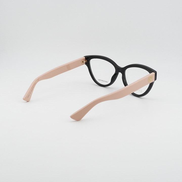 Gucci Gucci GG1581O 007 Eyeglasses Black 55mm Cat Eye Frame Size ONE SIZE - 10 Thumbnail
