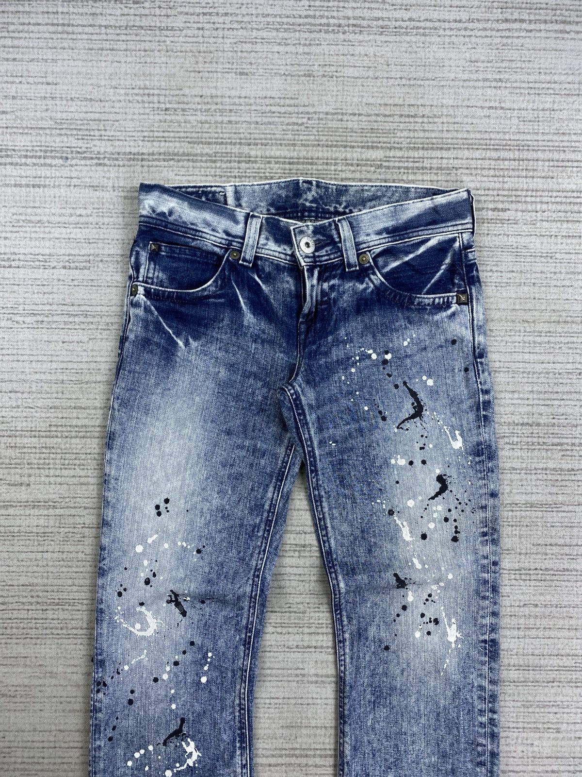 Edwin × If Six Was Nine × Vintage Vintage Edwin X Something Paint Splatter Denim Pants Size US 31 - 7 Thumbnail