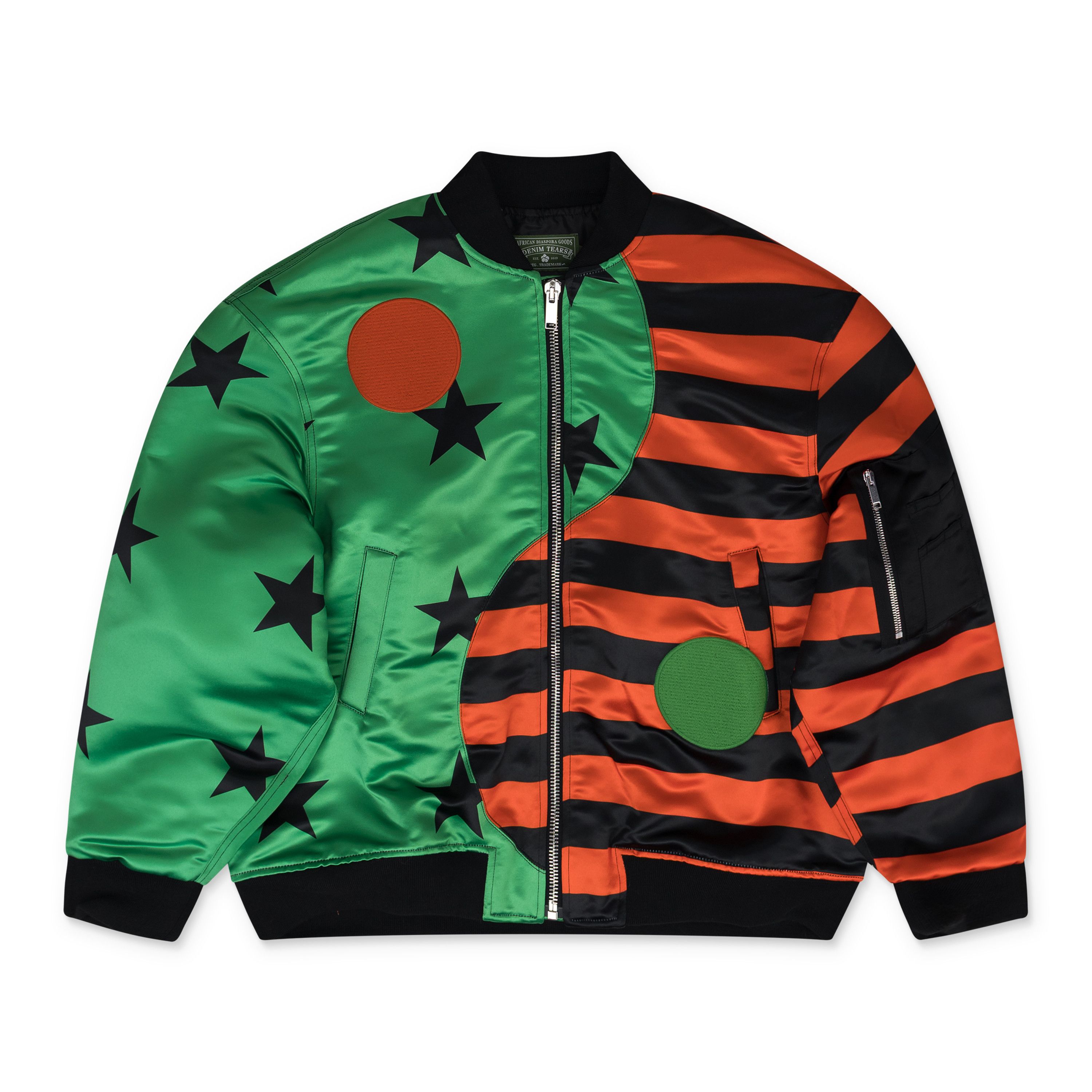 DENIM TEARS 1619 Trans-Atlantic Flight Bomber Jacket | Grailed
