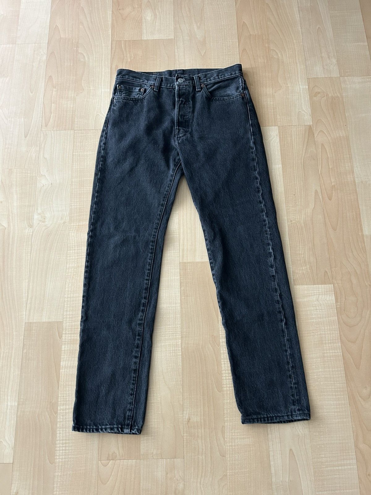 DENIM TEARS × Levi's Denim Tears Metallic Gold Script DT 501 Jeans Size US 30 / EU 46 - 2 Thumbnail