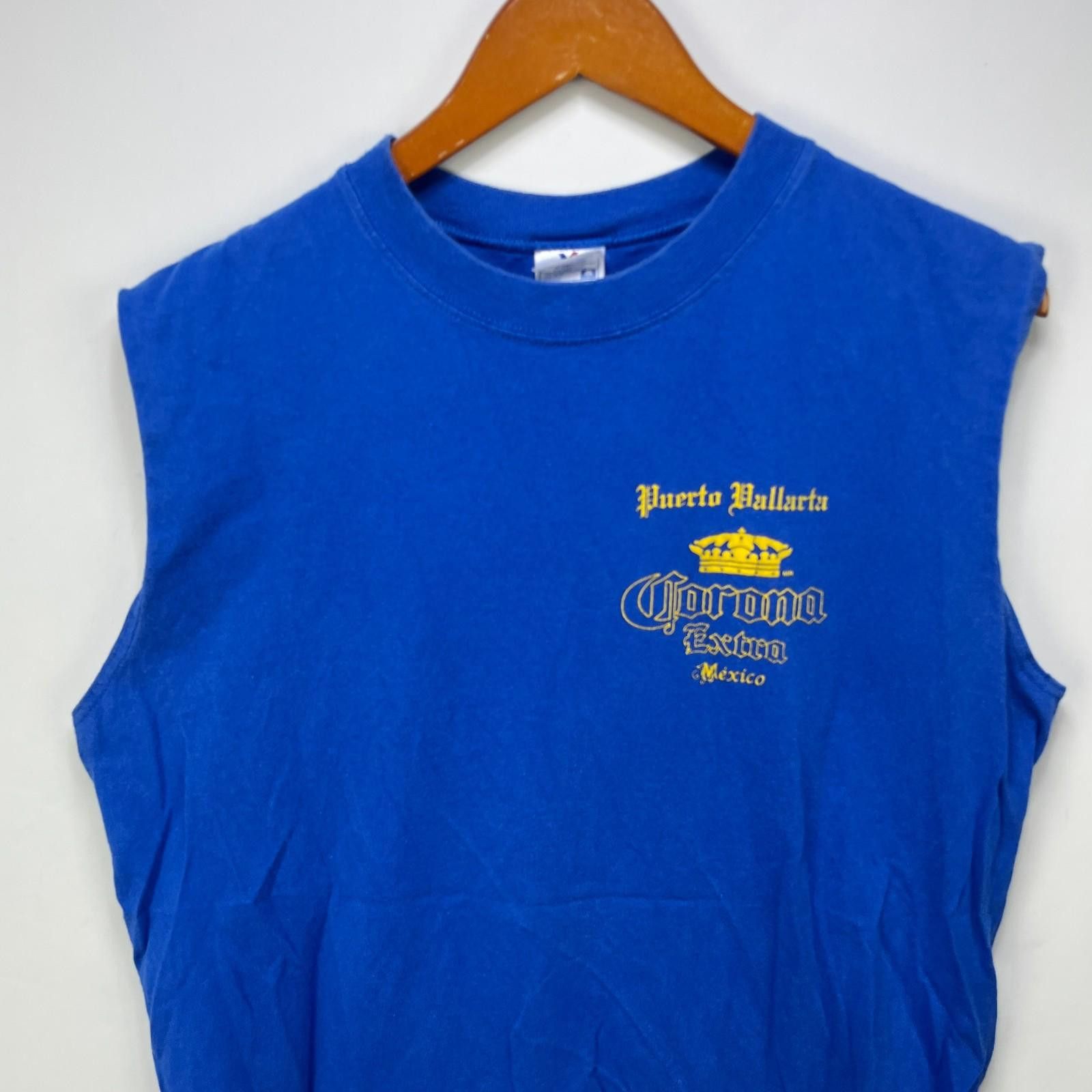 Designer Vintage Corona Beer Mexico Sleeveless Shirt Large Size US L / EU 52-54 / 3 - 5 Thumbnail