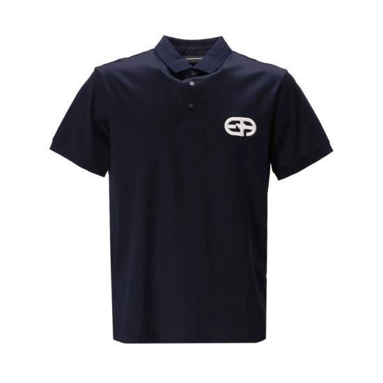 Emporio Armani EMPORIO ARMANI Men Polo Shirts 1JUVZ 8N1FB6 0920 BLUE Size US XXL / EU 58 / 5 - 1 Thumbnail