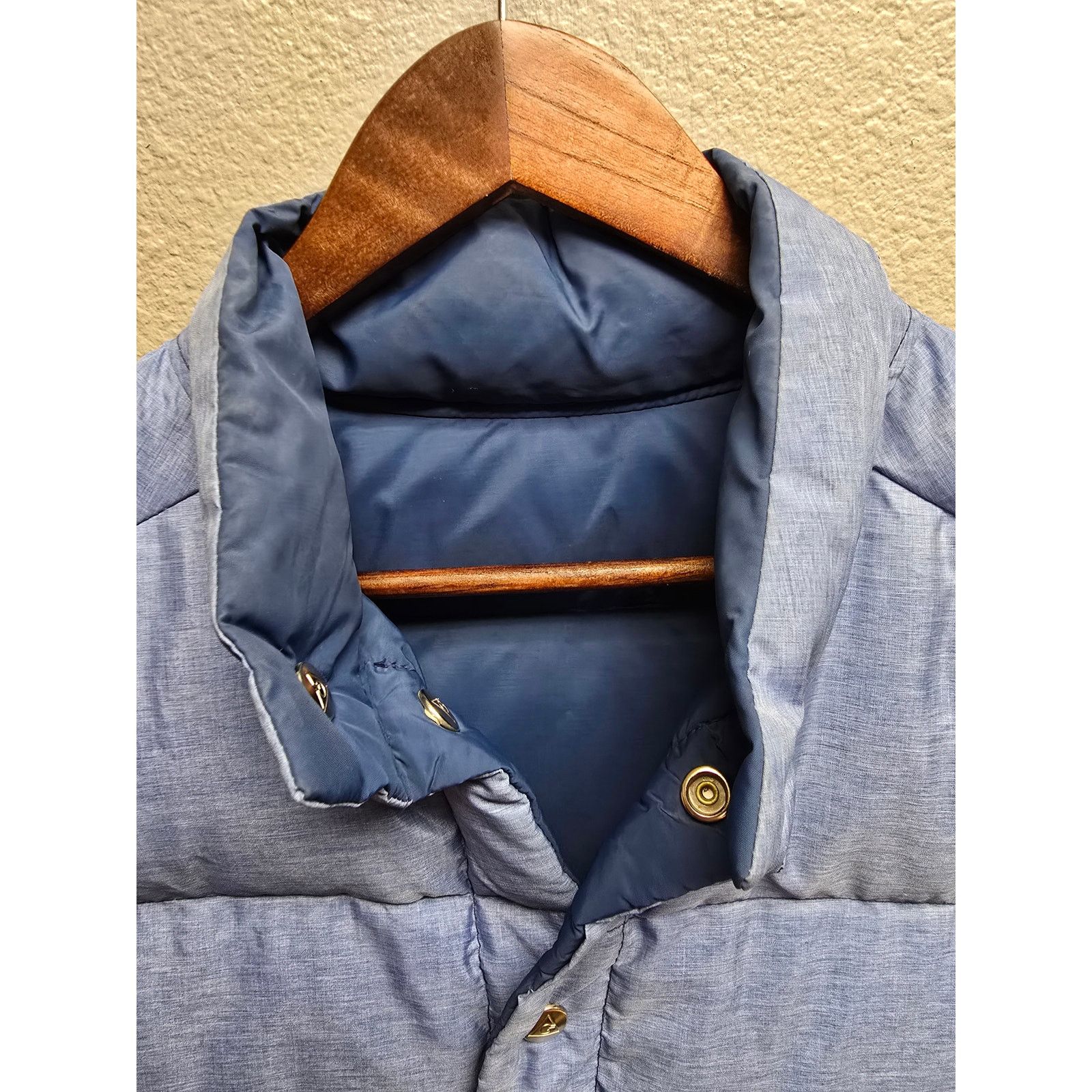 Vintage Vintage Gerry Puffer Vest Button Blue Ski Skiing VTG 80s L Size US L / EU 52-54 / 3 - 2 Thumbnail
