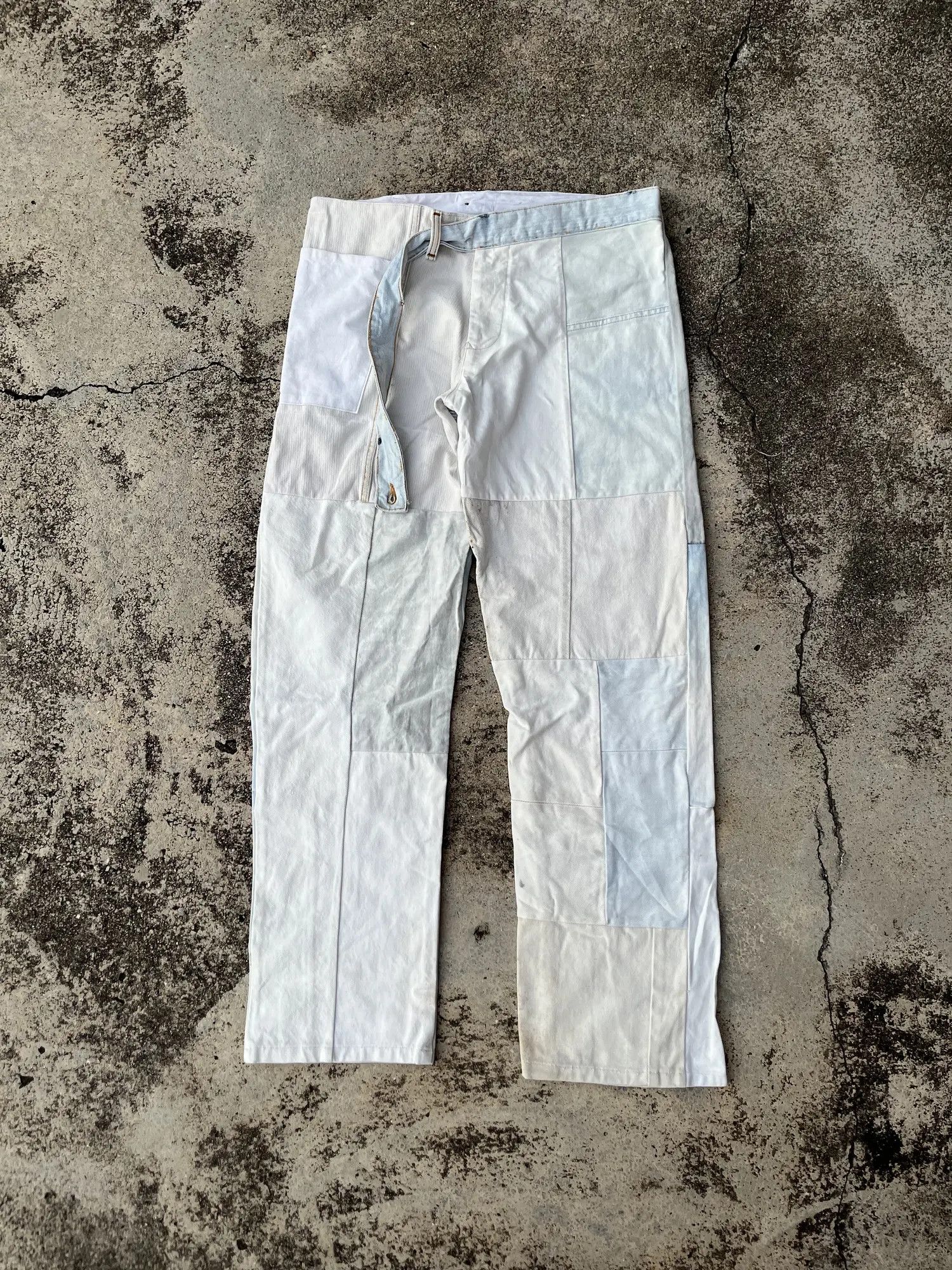 Vintage Berlin Industries Patchwork Asymmetrical denim Size US 36 / EU 52 - 3 Thumbnail
