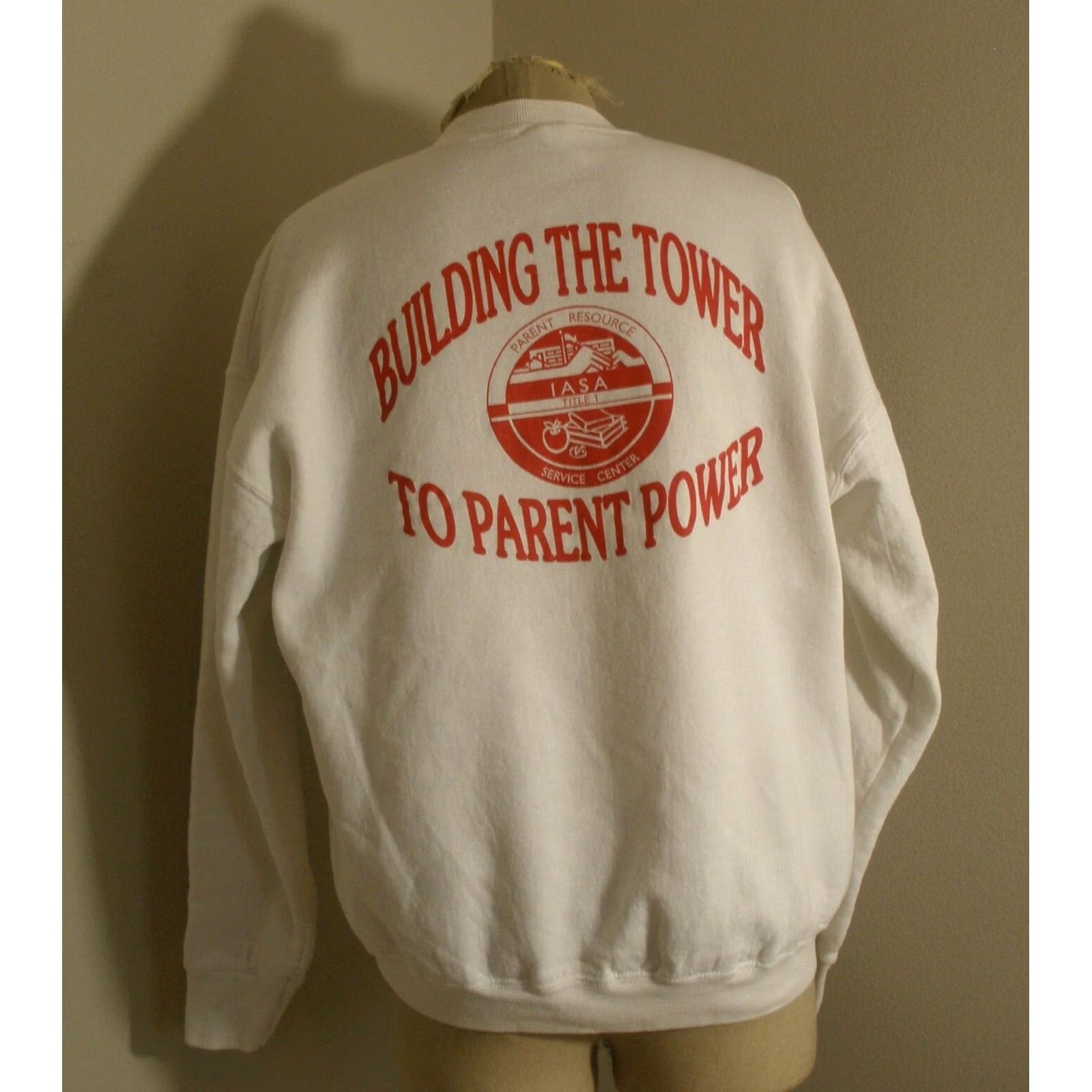 Fruit Of The Loom VINTAGE God Bless America Statue of Liberty Sept 11 2001 Sweatshirt XL White Fruit of the Loom Unisex Sweatshirt Size US XL / EU 56 / 4 - 5 Thumbnail
