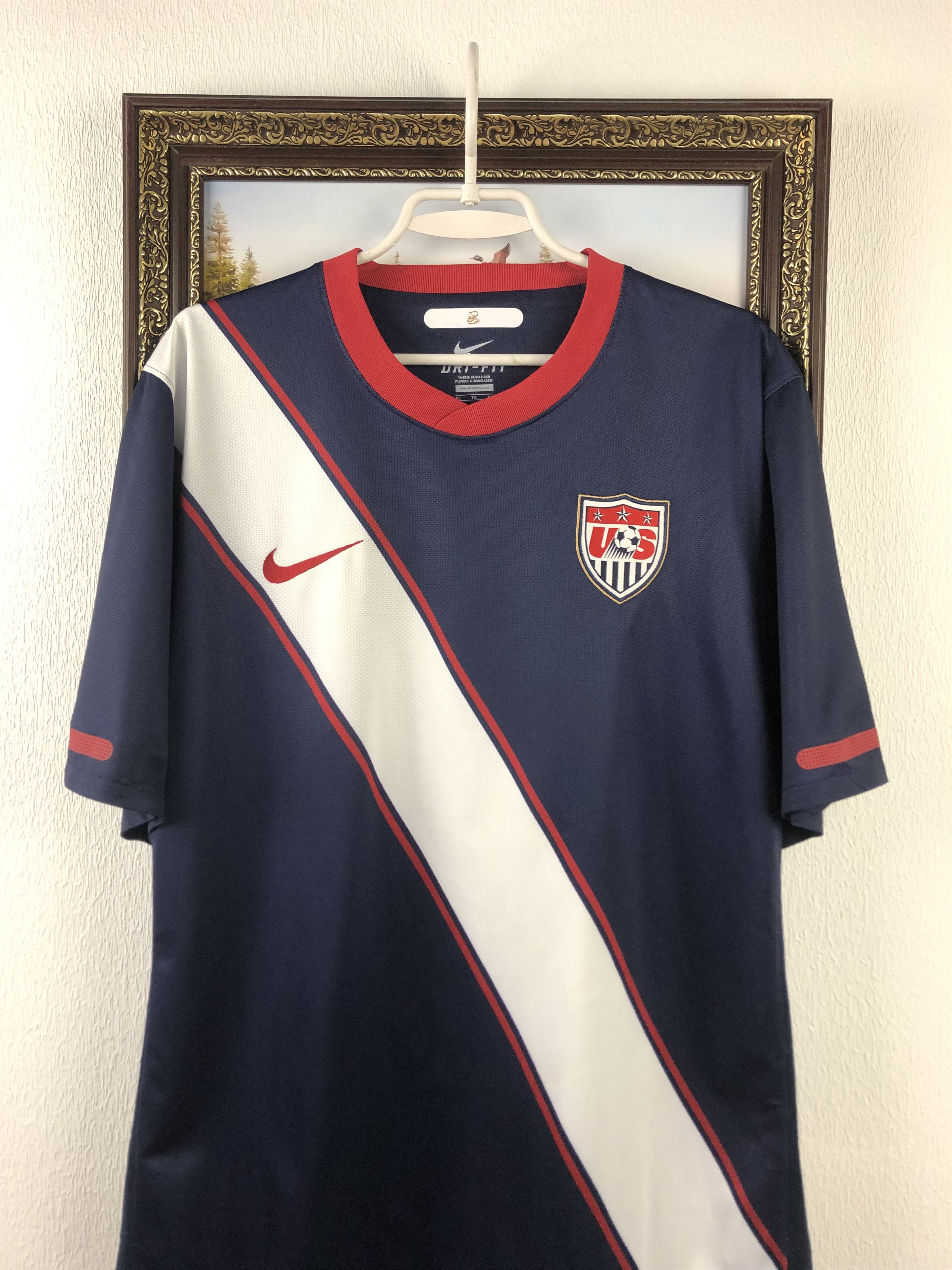 USA Away football shirt 2010 Soccer Nike Jersey Rare Trikot