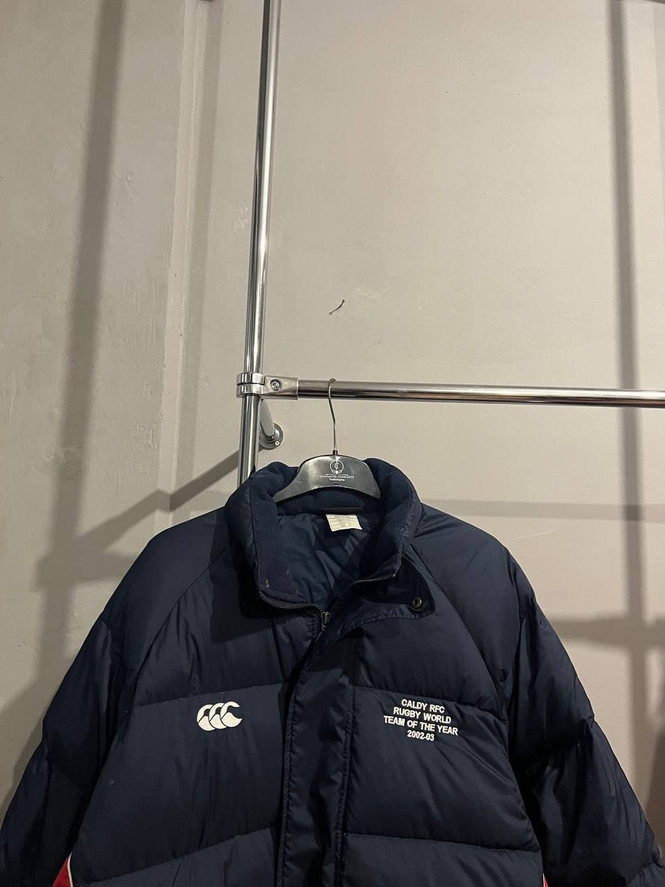 Canterbury of New Zealand 2002/03 CALDY RFC WORLD TEAM OF THE YEAR RUGBY PUFFER JACKET Size US XXL / EU 58 / 5 - 4 Thumbnail